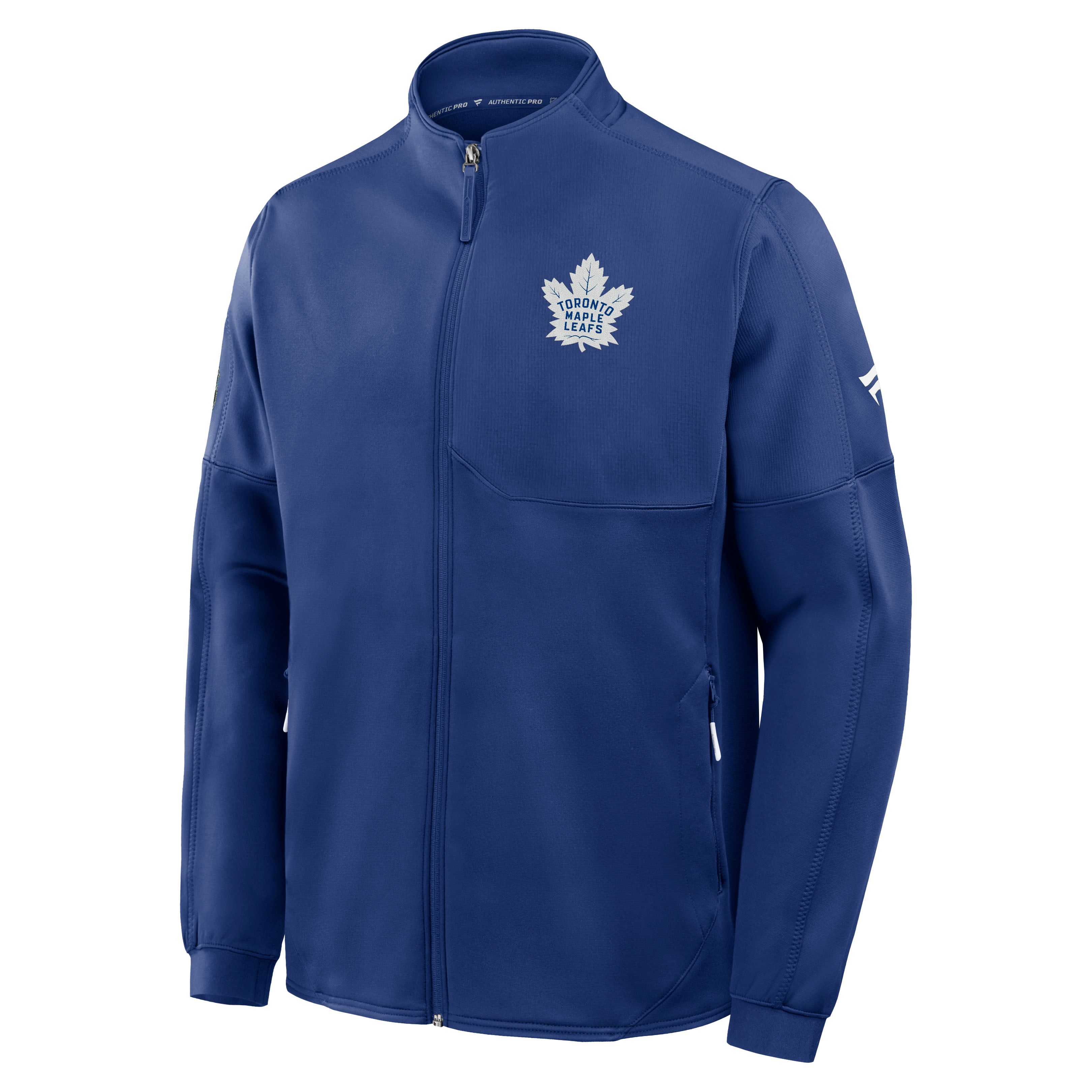 Men's Fanatics Blue Toronto Maple Leafs Authentic Pro Rink Fleece Full-Zip Jacket