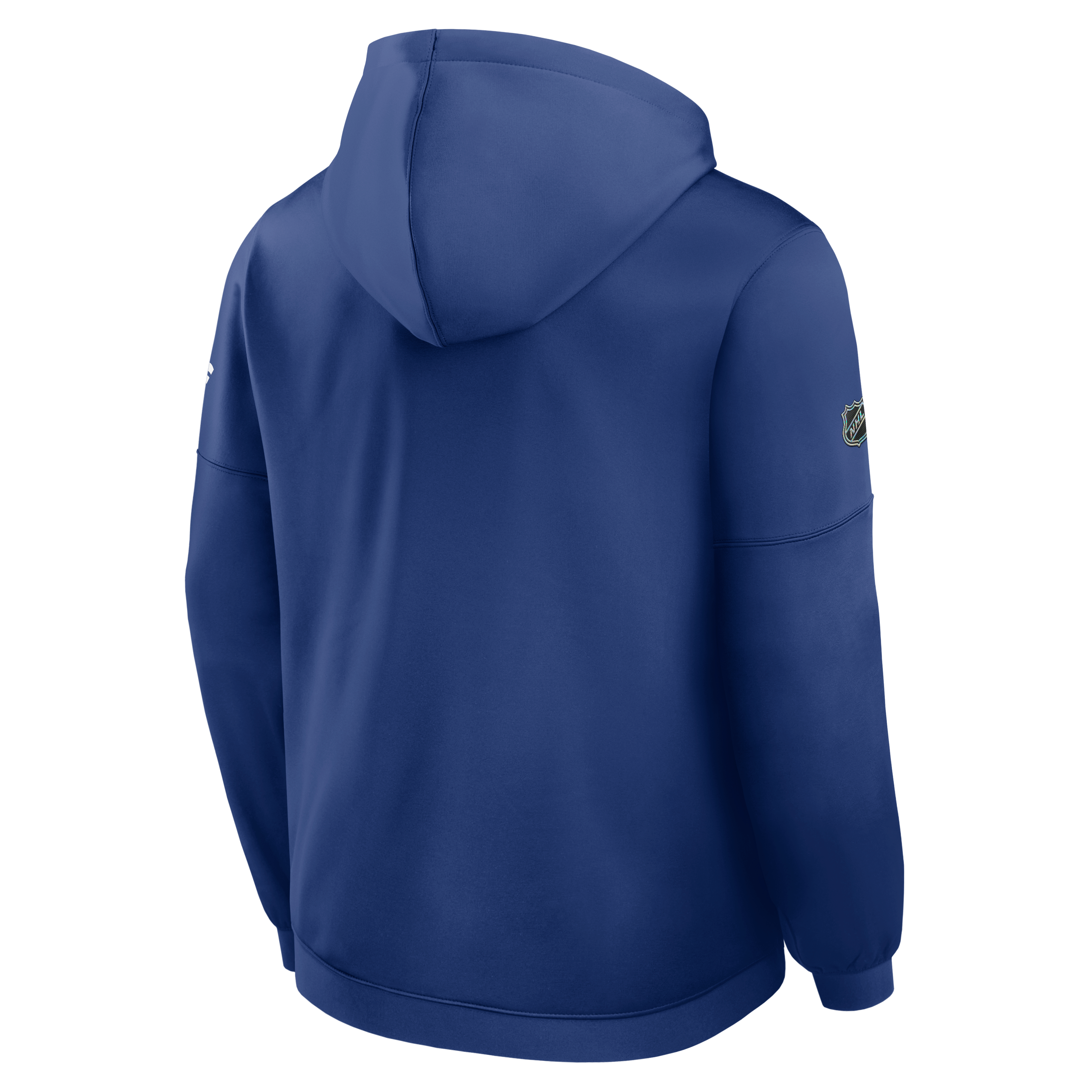 Sweat à capuche polaire authentique Pro Rink Fanatics bleu Toronto Maple Leafs pour homme
