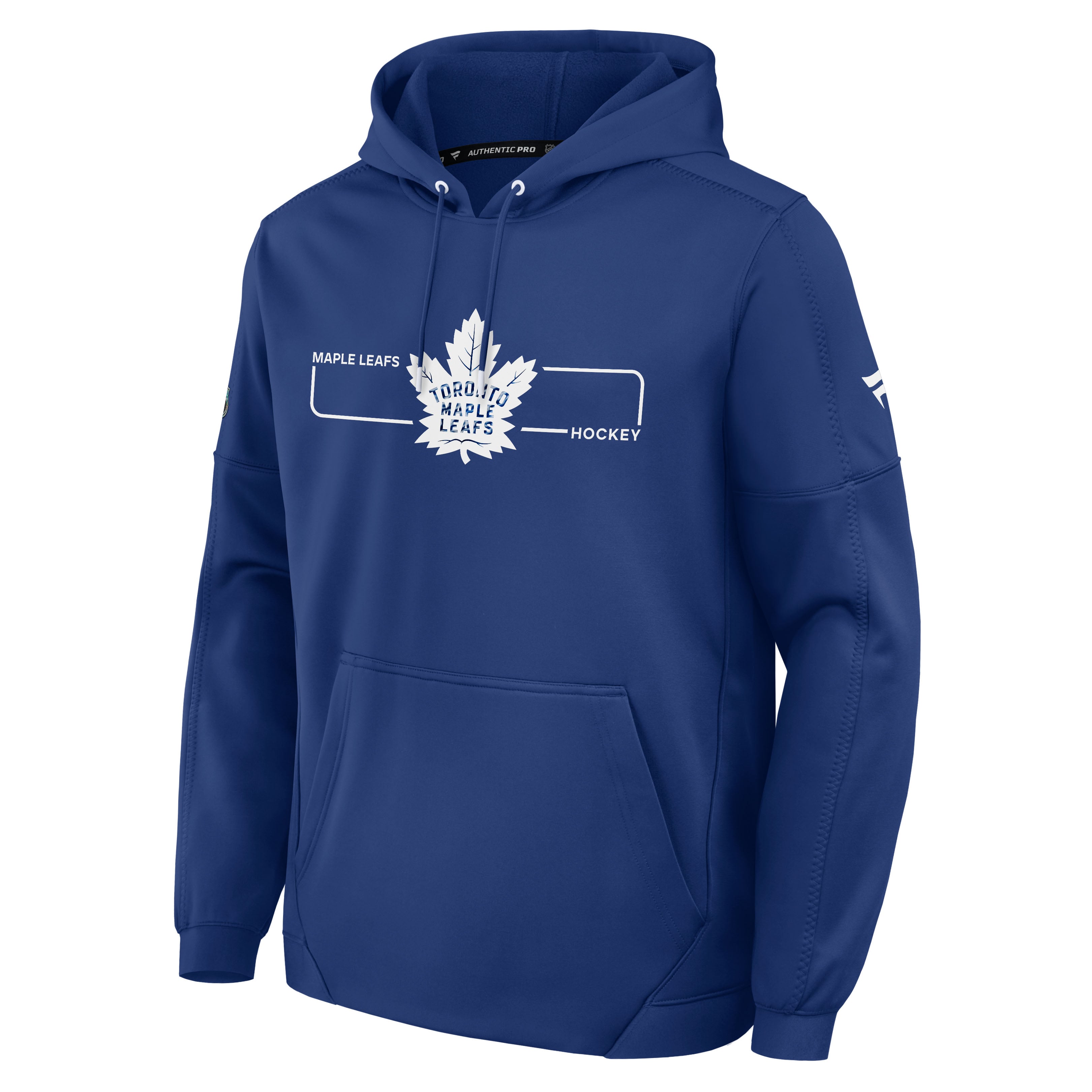 Men's Fanatics White Toronto Maple Leafs Authentic Pro Rink Fleece Pullover Hoodie