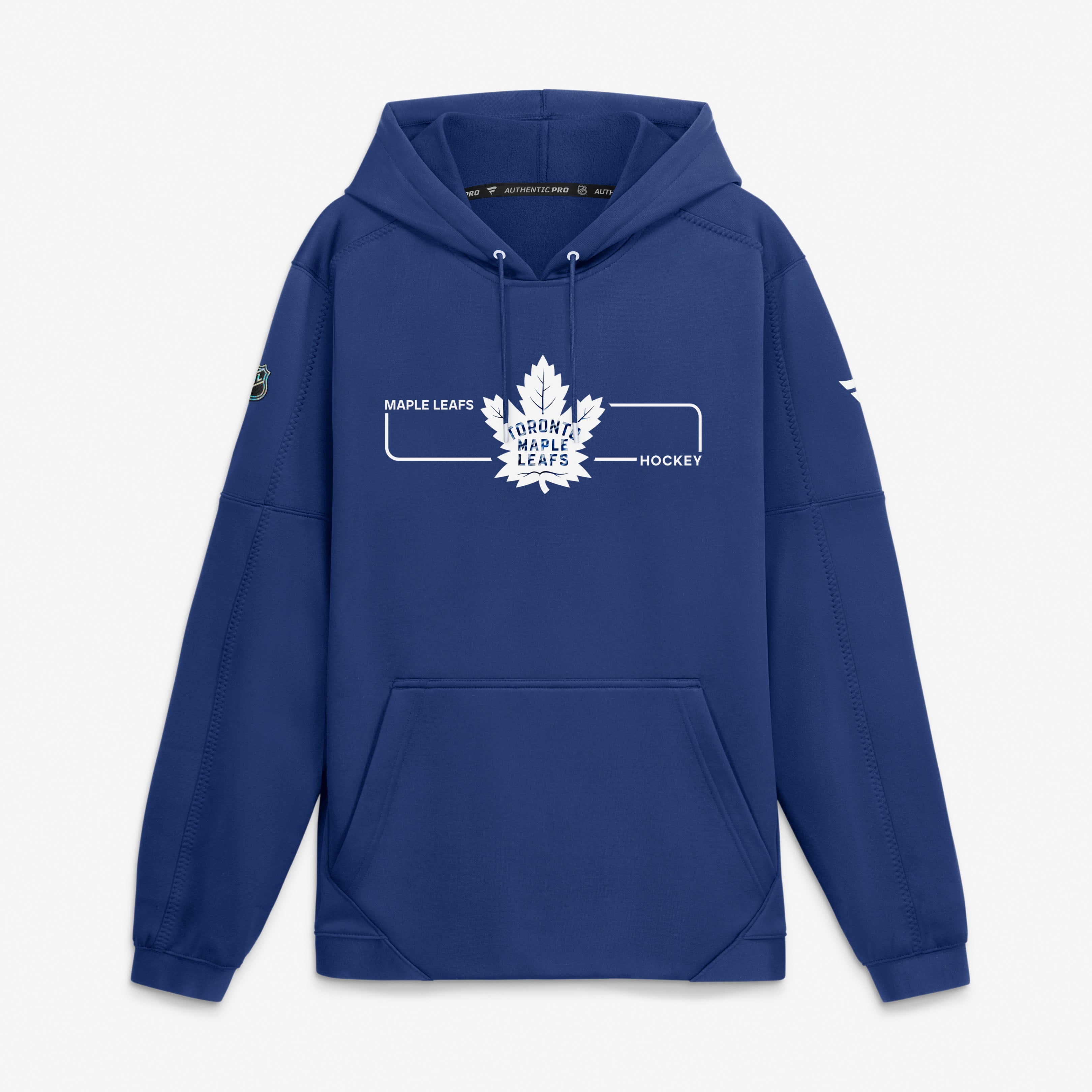Men's Fanatics White Toronto Maple Leafs Authentic Pro Rink Fleece Pullover Hoodie