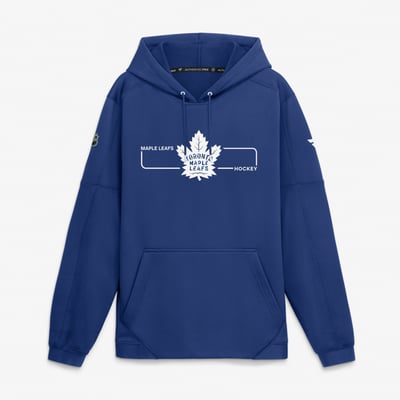 Toronto Maple Leafs Fanatics Authentic Pro Rink Fleece Pullover Hoodie - Blue