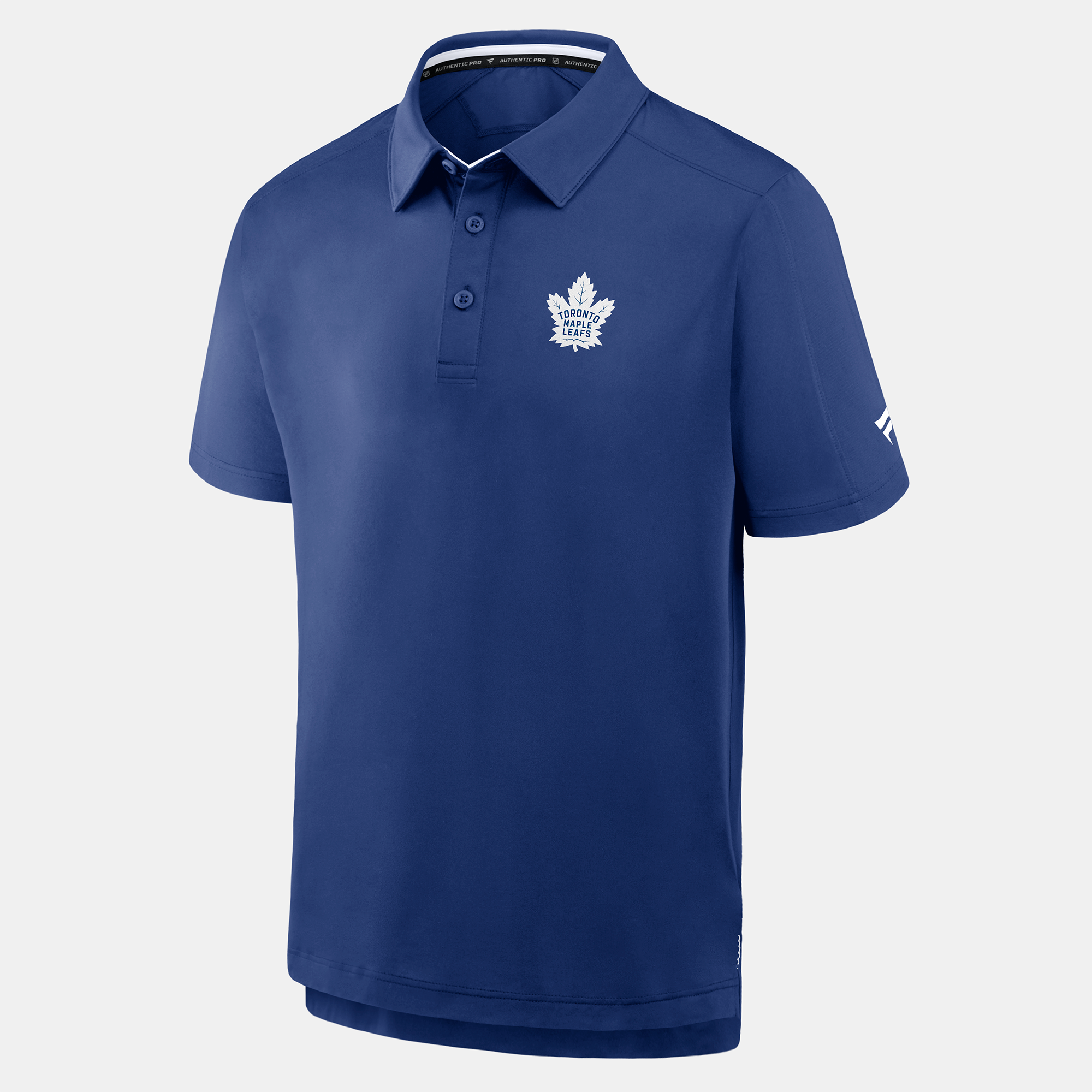 Men's Fanatics Blue Toronto Maple Leafs Authentic Pro Rink Polo