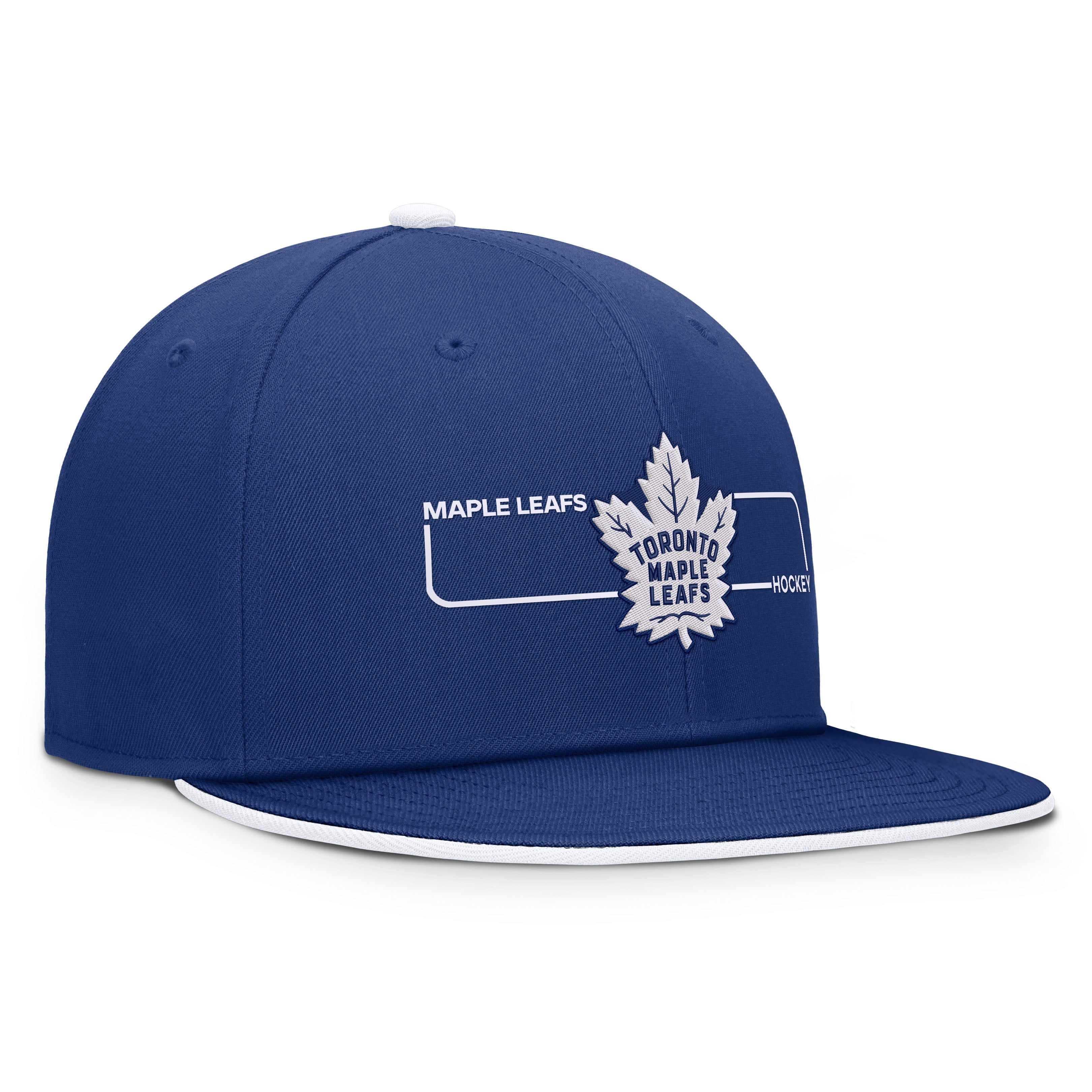 Casquette authentique Pro Rink Fanatics bleue pour homme
