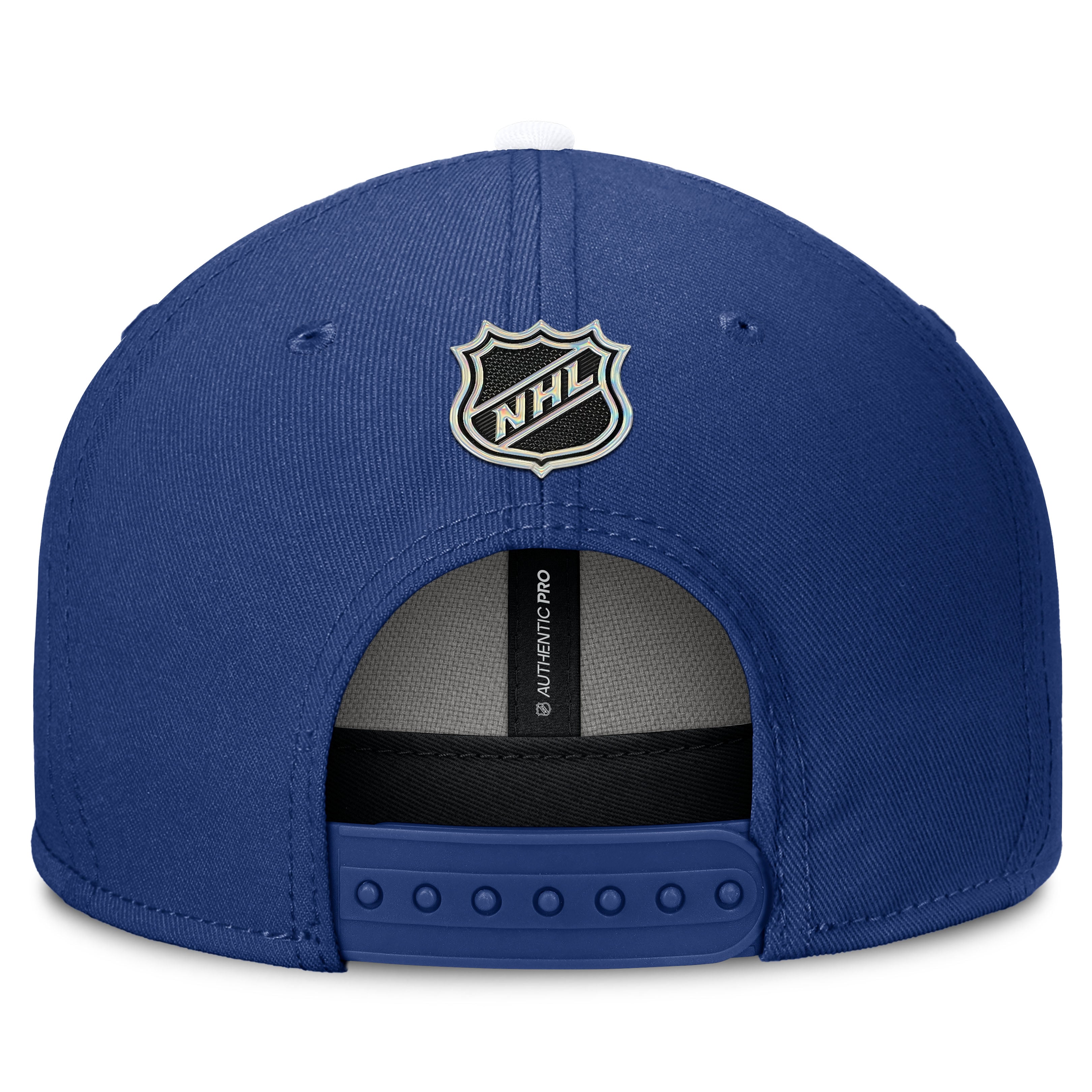 Casquette authentique Pro Rink Fanatics bleue pour homme