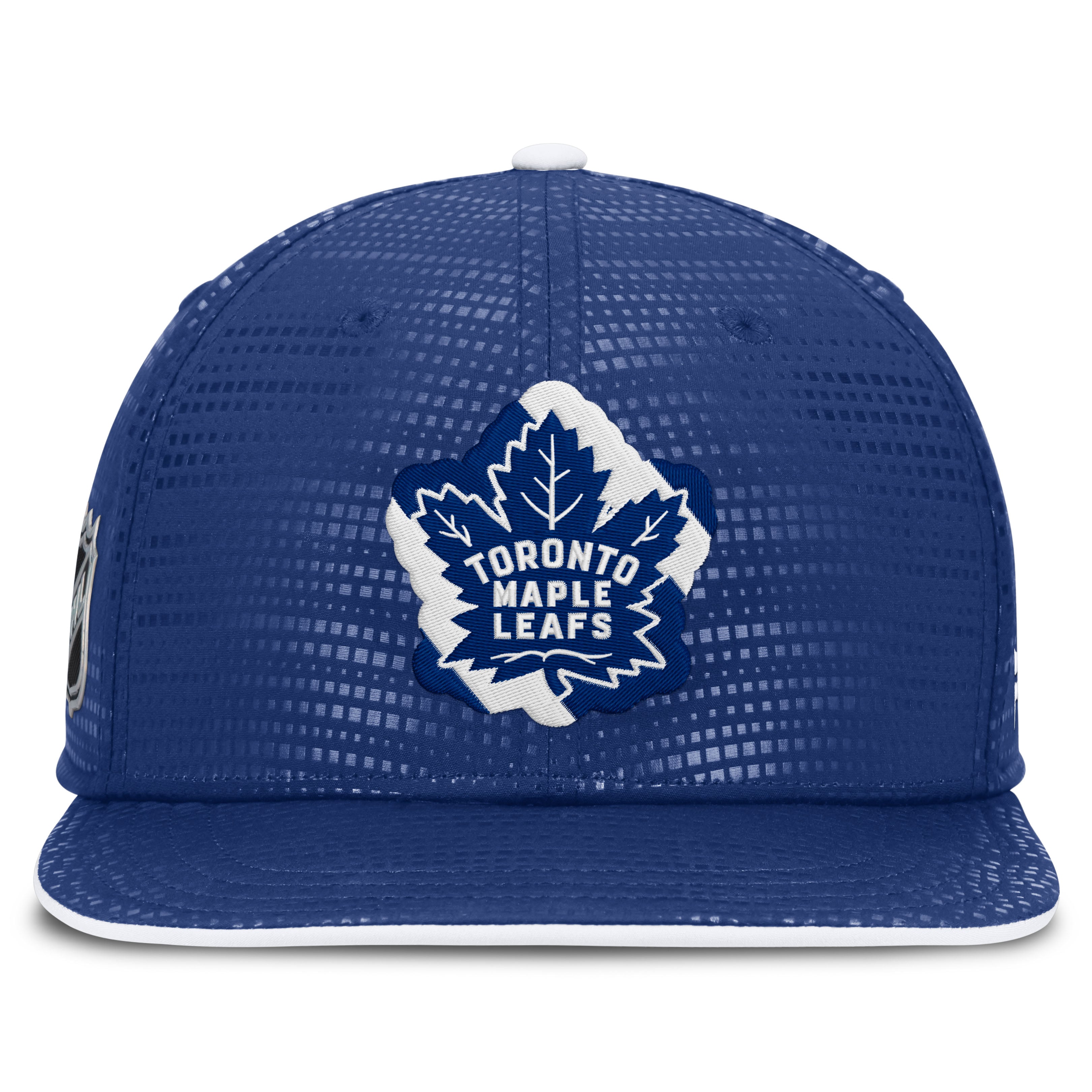 Casquette à visière carrée authentique Pro Rink Fanatics bleue pour homme