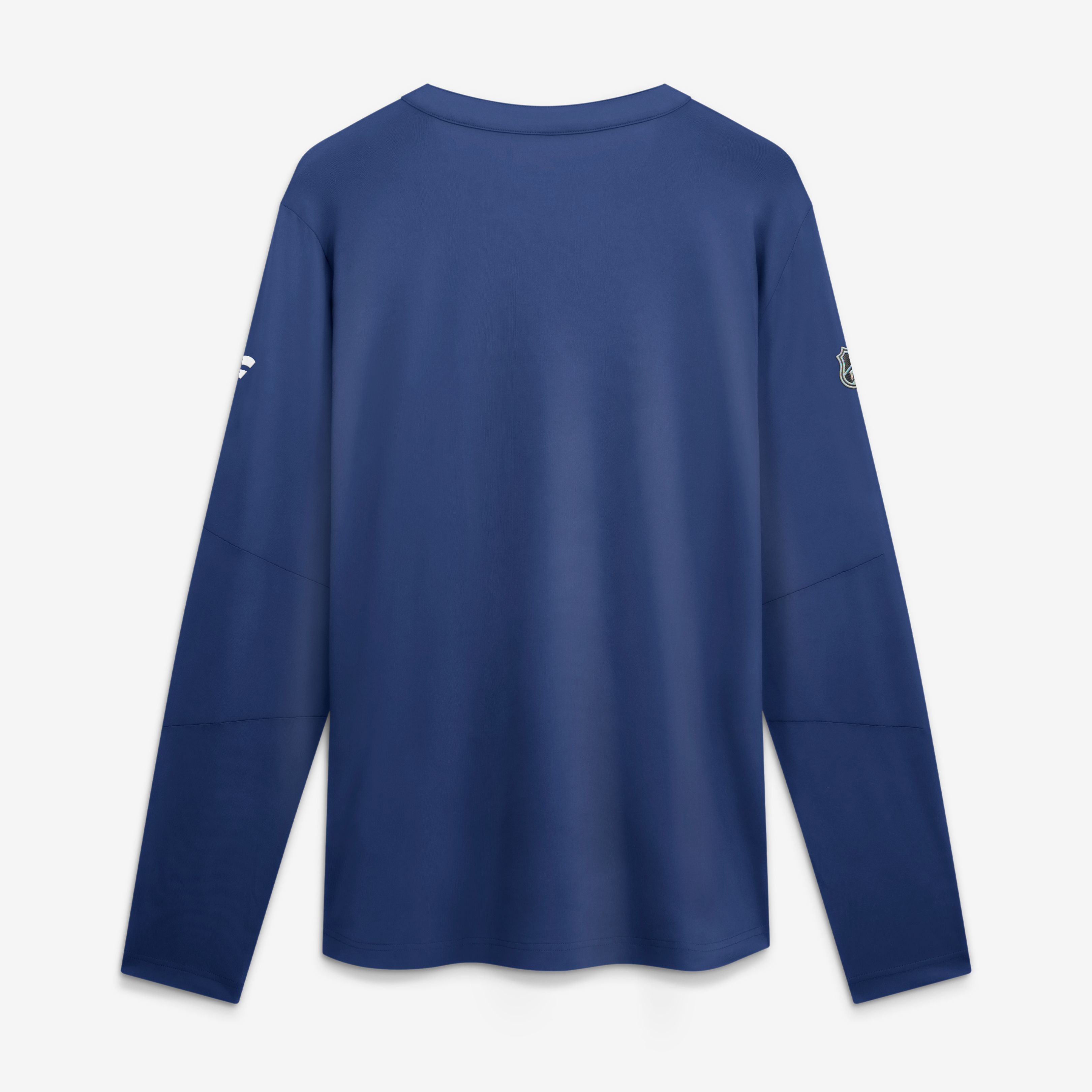 T-shirt à manches longues authentique Pro Rink Tech des Maple Leafs de Toronto, bleu, la marque Fanatics, pour homme