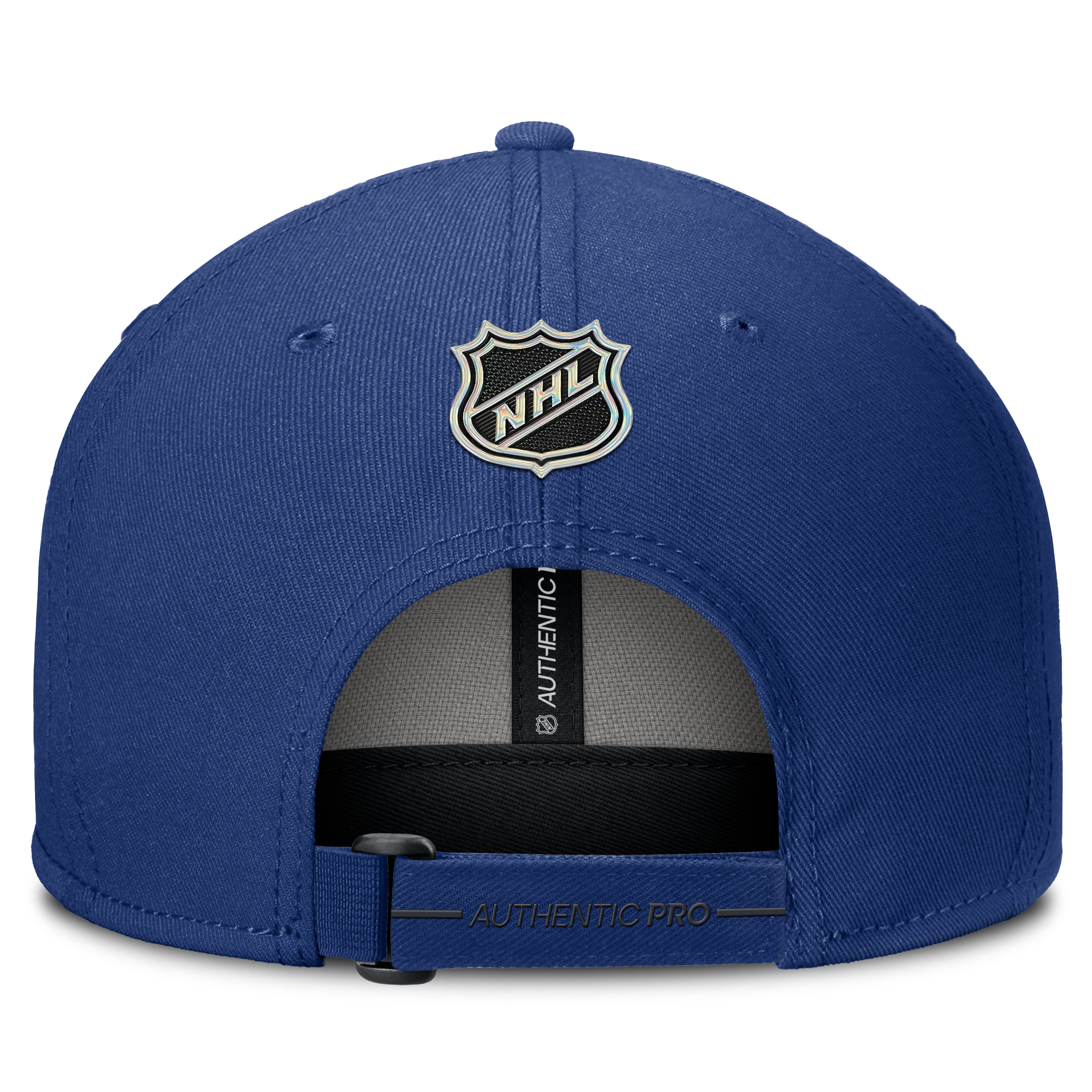 Men's Fanatics Blue Toronto Maple Leafs Authentic Pro Train Snapback Hat