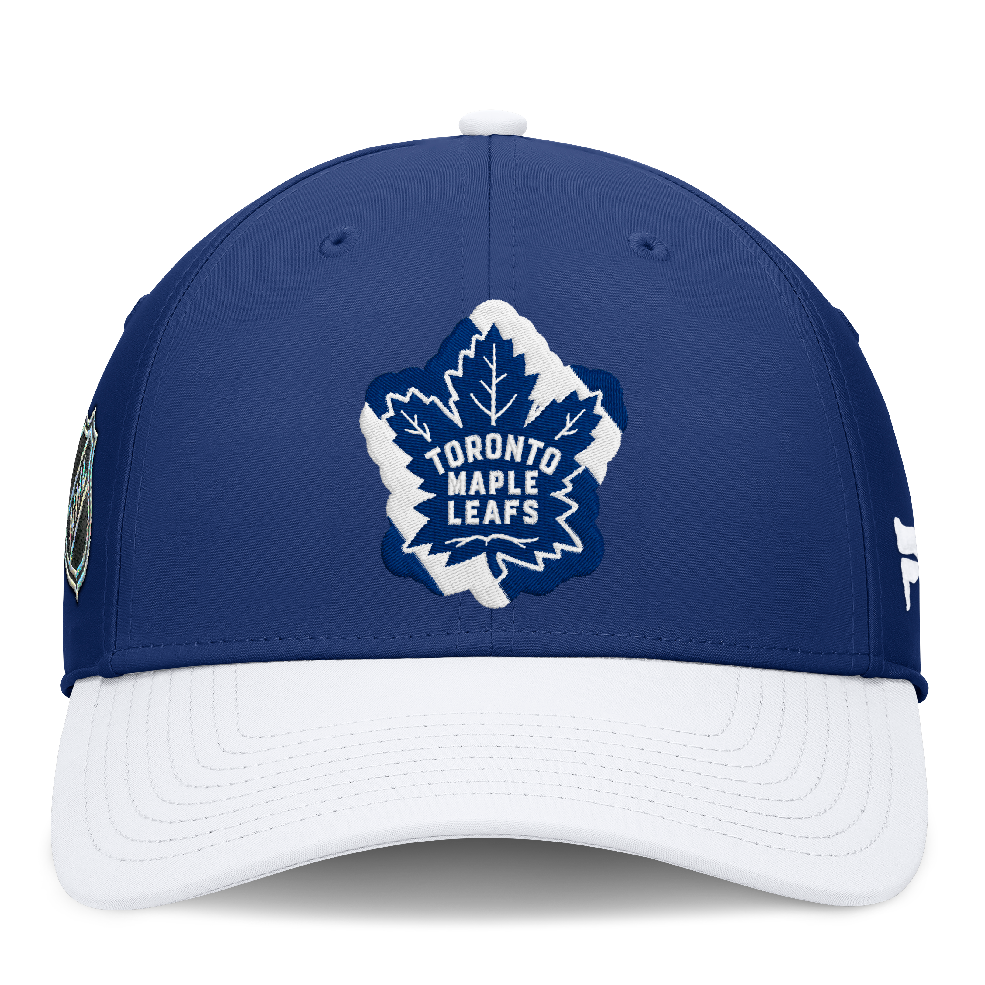 Casquette extensible bleue et blanche des Maple Leafs de Toronto pour homme, la marque Fanatics
