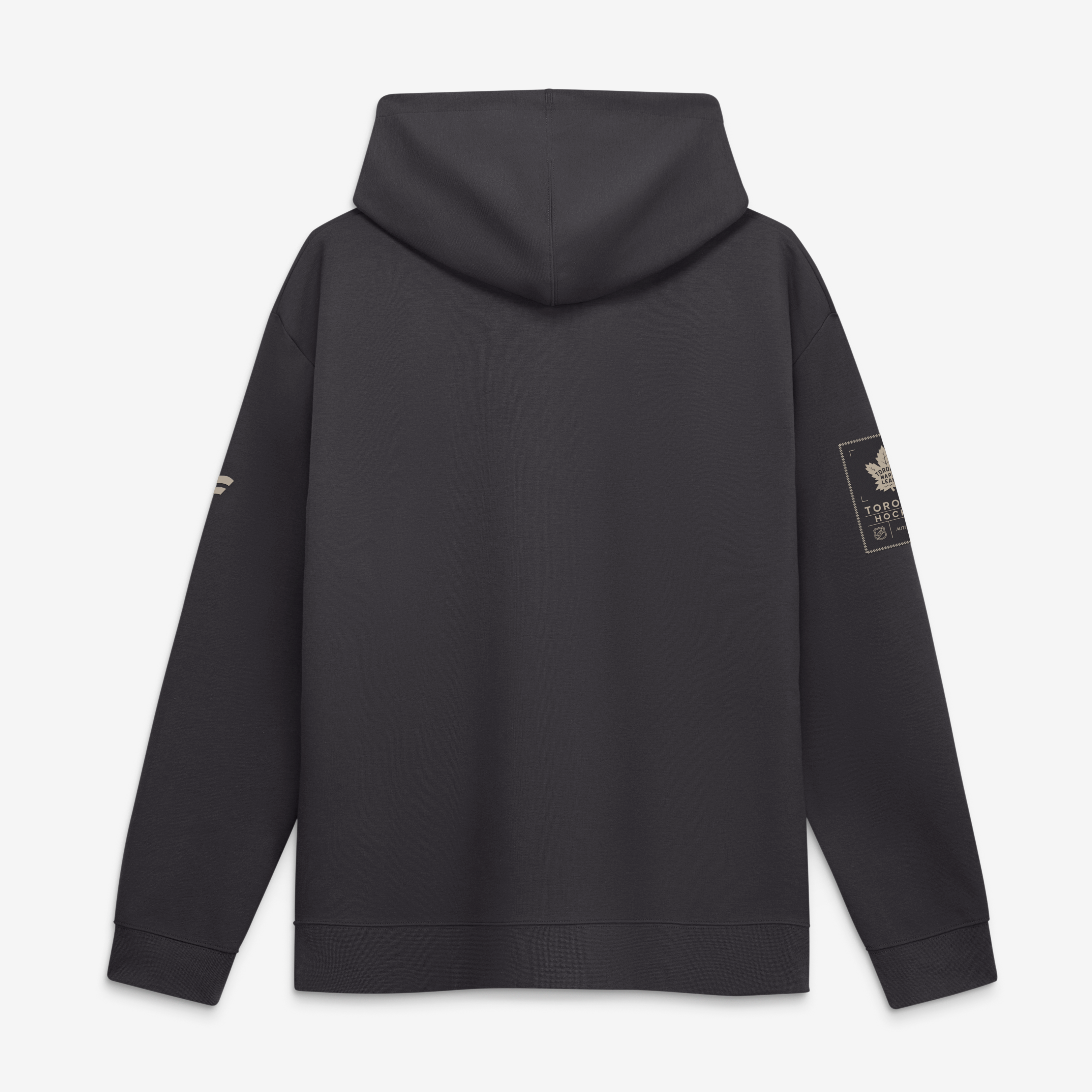 Sweat à capuche authentique Pro Road Fanatics pour homme, couleur anthracite, Toronto Maple Leafs