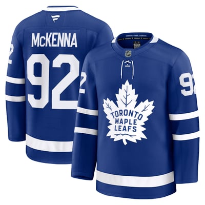 Men's Toronto Maple Leafs Gavin McKenna Fanatics Blue Home Premium Jersey