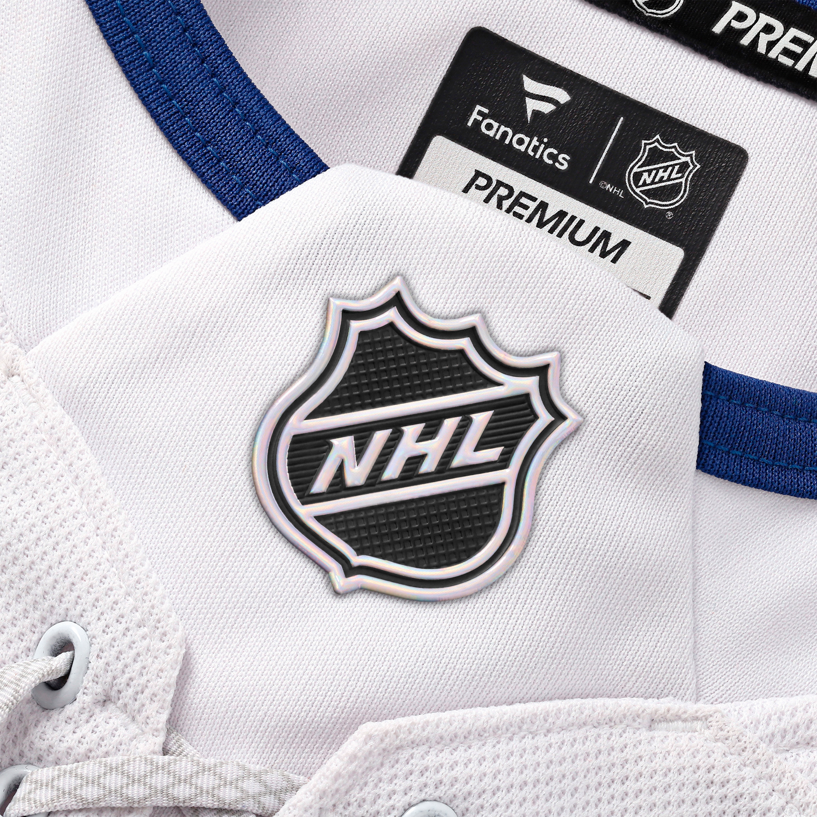 Maillot premium extérieur blanc Gavin McKenna des Maple Leafs de Toronto (Fanatics) pour homme