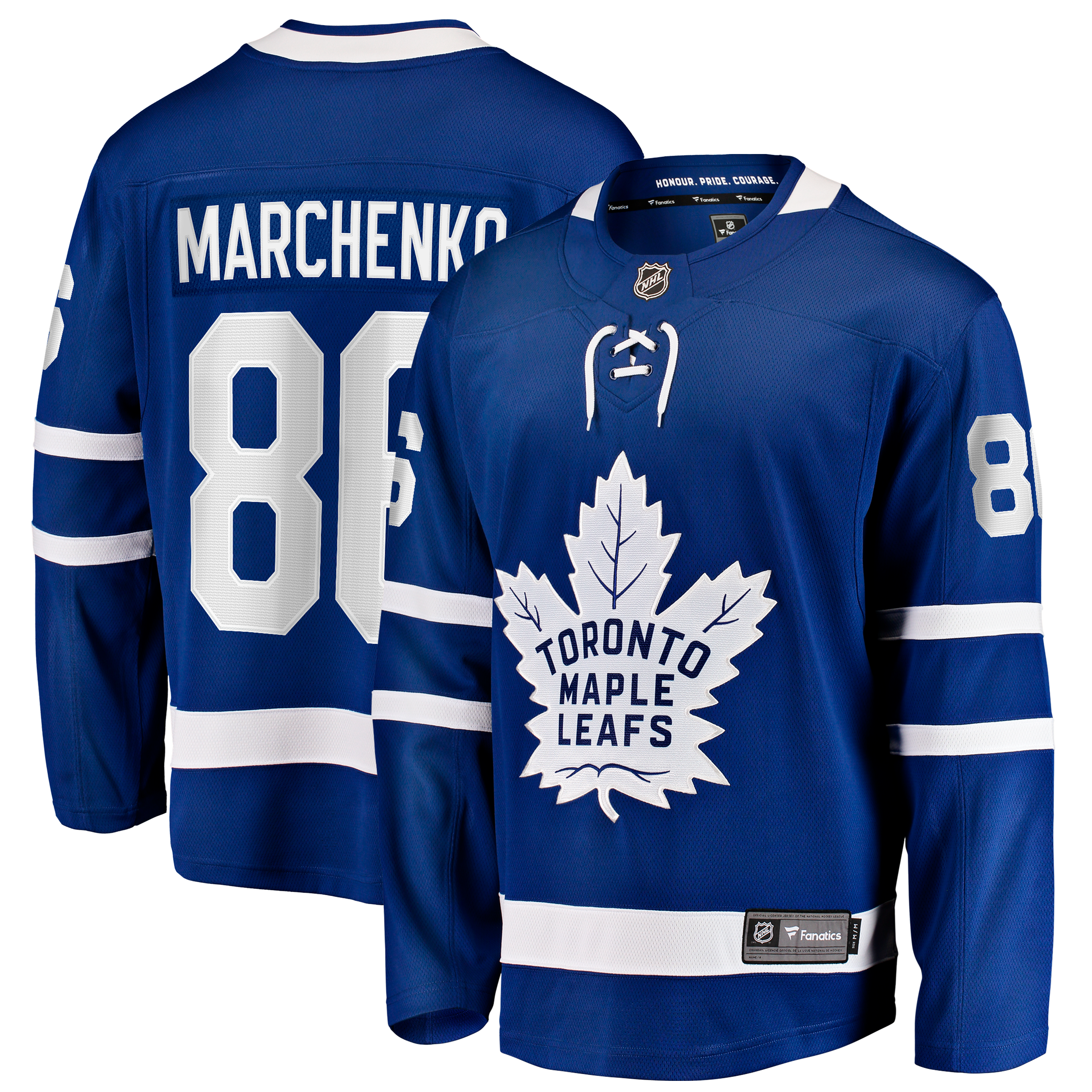 Men's Fanatics Kirill Marchenko Blue Toronto Maple Leafs Home Breakaway Jersey