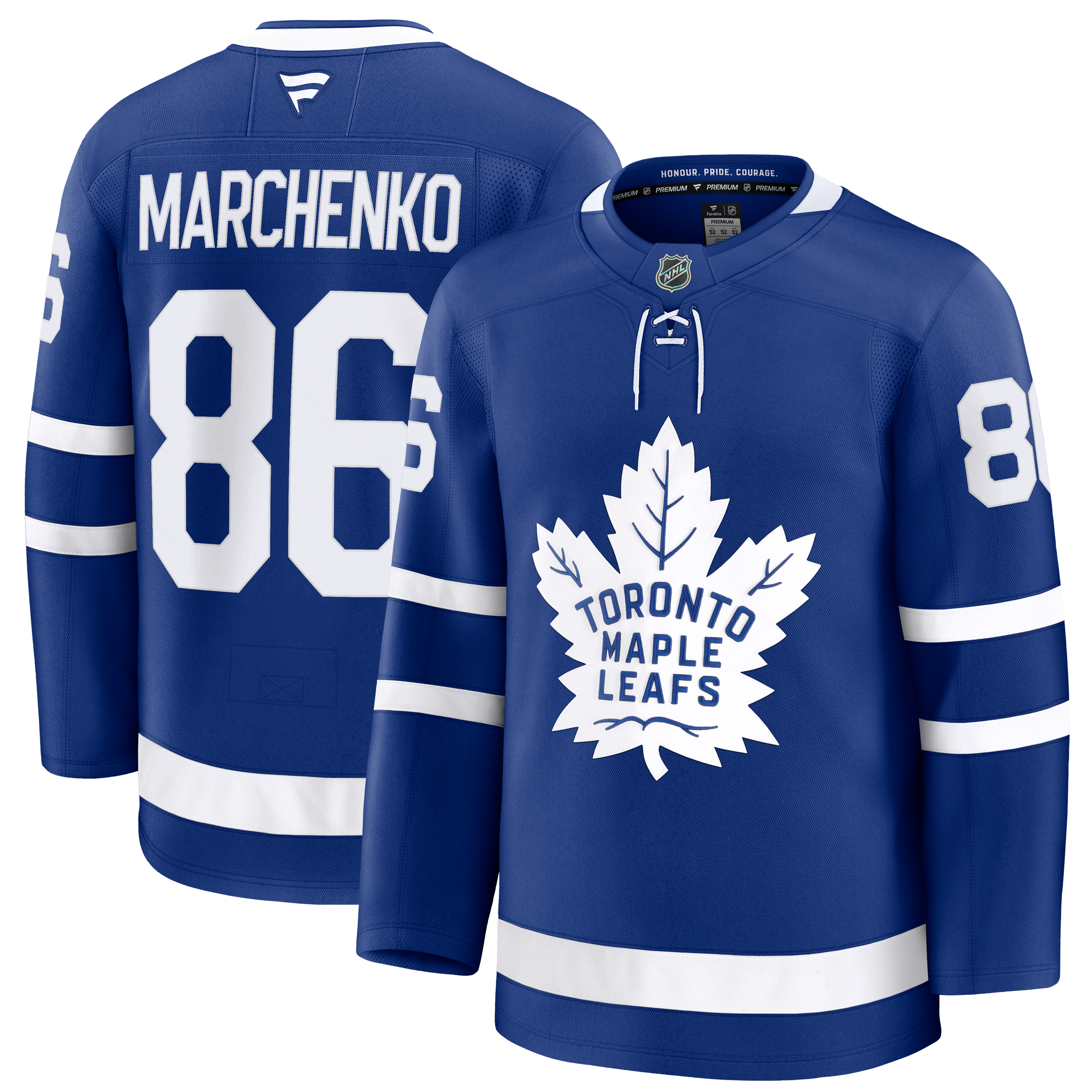 Men's Fanatics Kirill Marchenko Royal Toronto Maple Leafs Premium Player Jersey