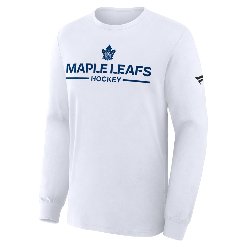 Men's Fanatics White Toronto Maple Leafs Authentic Pro Primary Long ...
