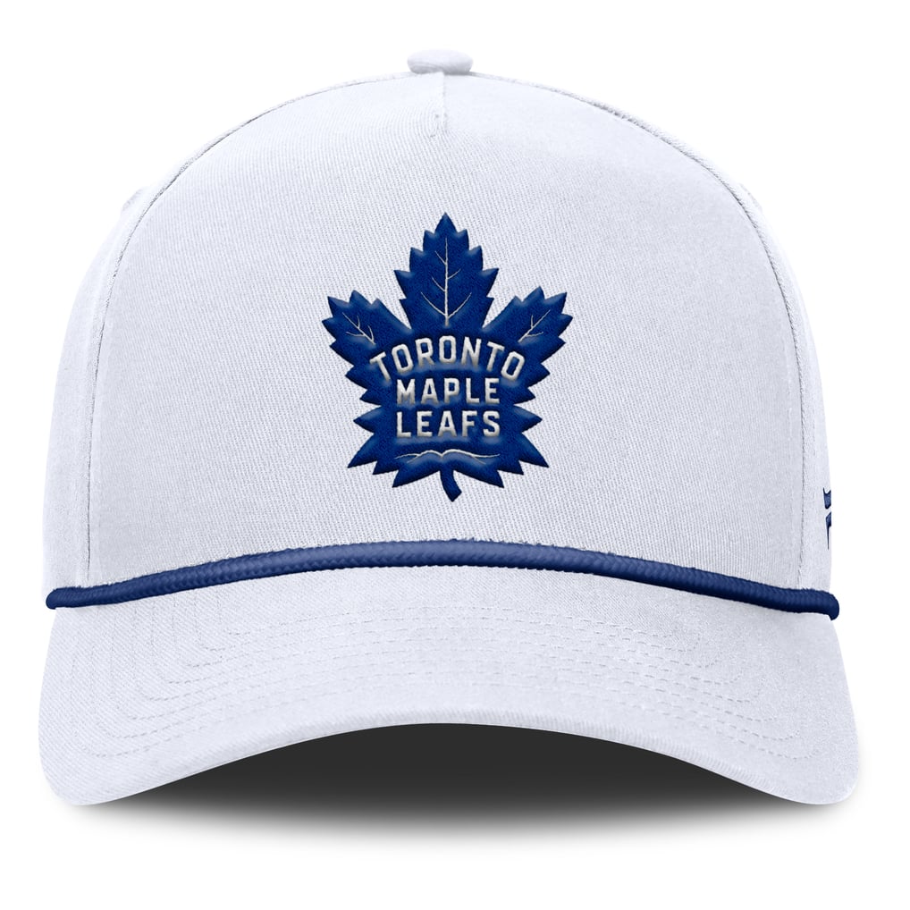 Men's Fanatics White Toronto Maple Leafs Rope A-Frame Adjustable Hat