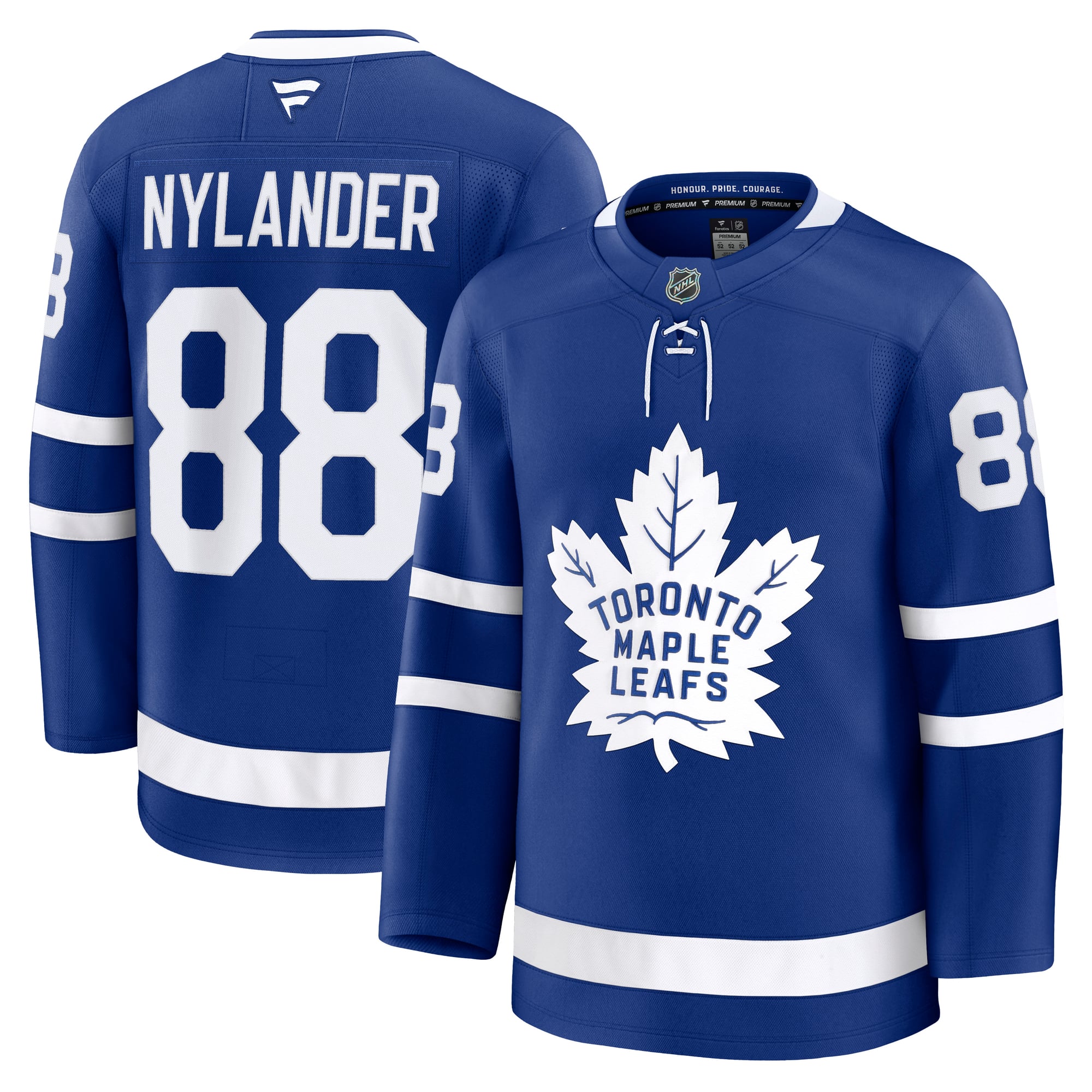 Maillot domicile premium bleu des Maple Leafs de Toronto pour homme, modèle William Nylander Fanatics