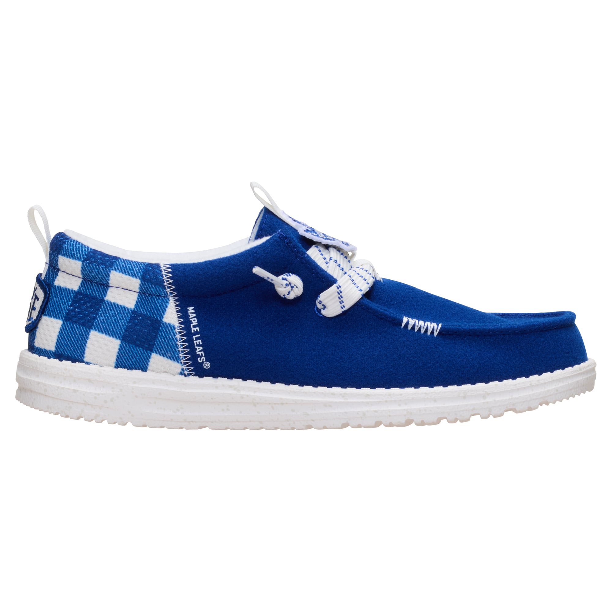 Chaussures décontractées à enfiler pour hommes Hey Dude Blue Toronto Maple Leafs Wally Funk