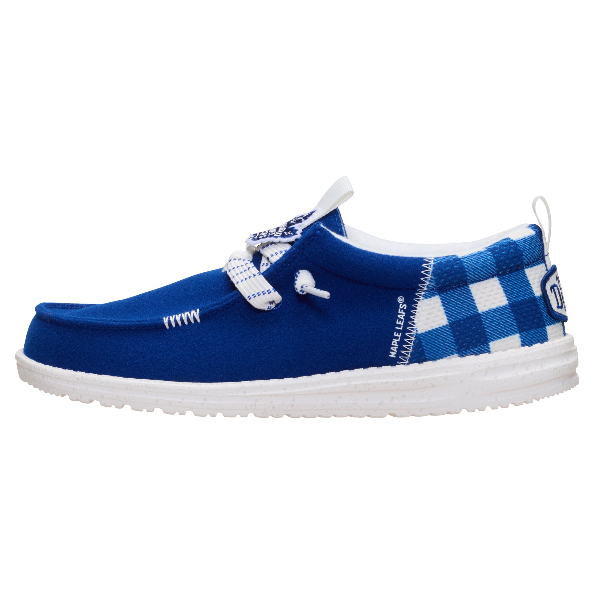 Chaussures décontractées à enfiler pour hommes Hey Dude Blue Toronto Maple Leafs Wally Funk
