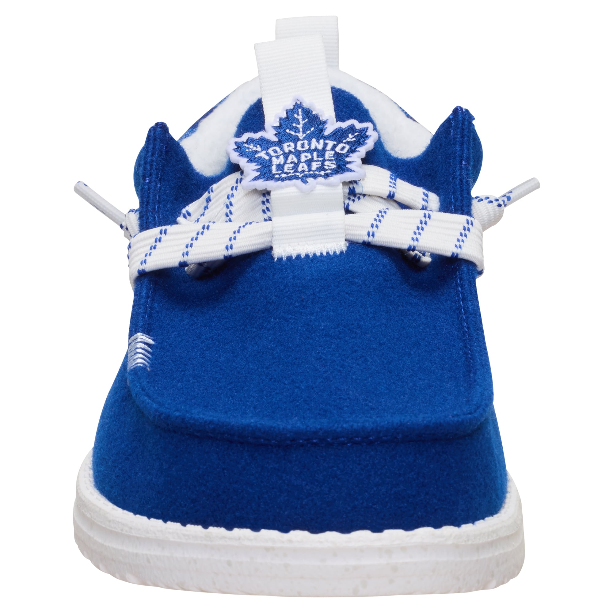 Chaussures décontractées à enfiler pour hommes Hey Dude Blue Toronto Maple Leafs Wally Funk