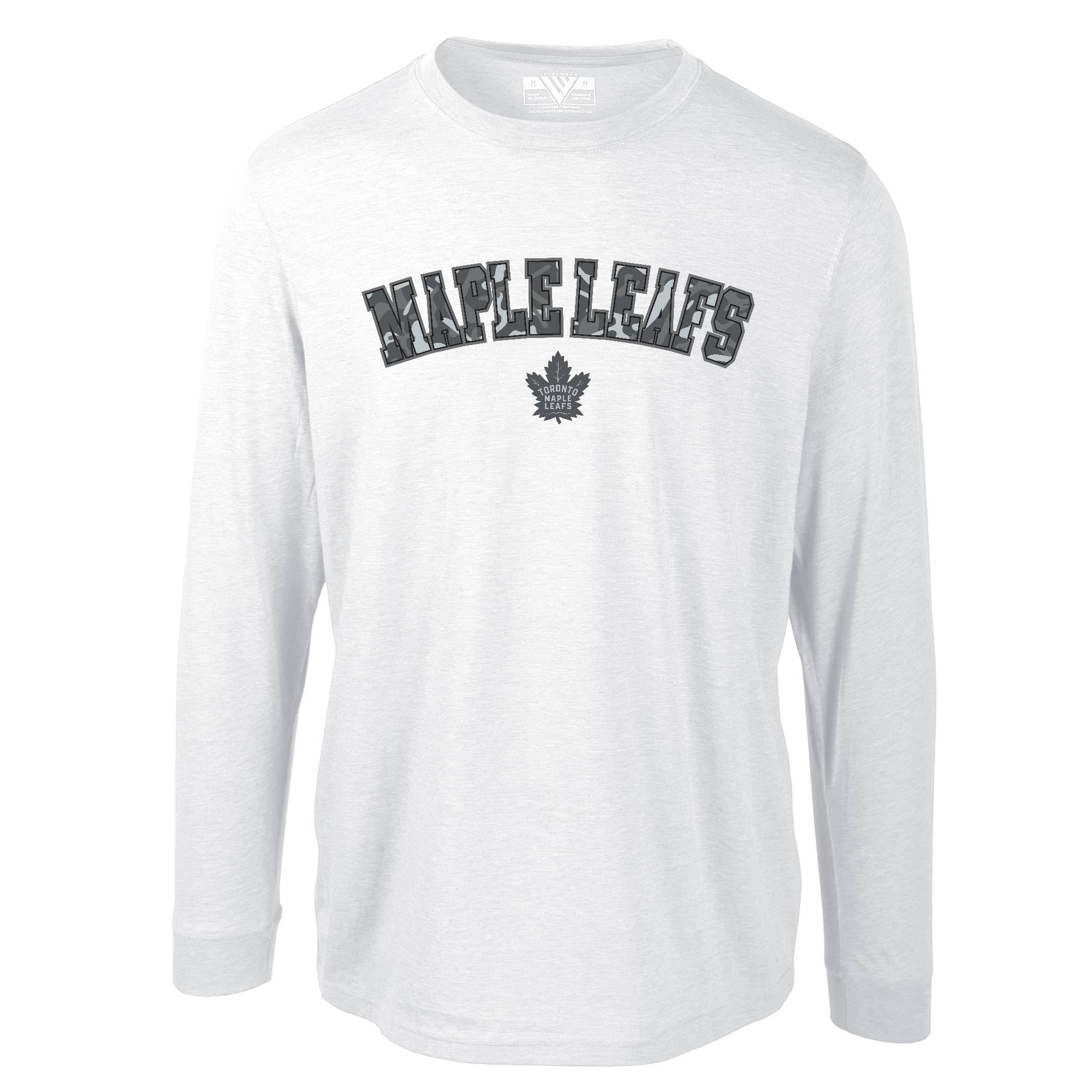 Men's Levelwear Auston Matthews White Toronto Maple Leafs Oscar Long Sleeve T-Shirt