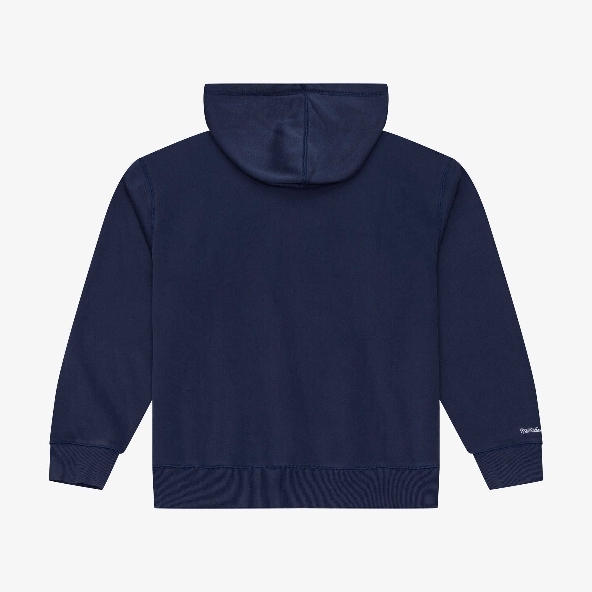 Sweat à capuche Mitchell & Ness Core Essentials bleu marine pour homme, modèle Toronto Maple Leafs.