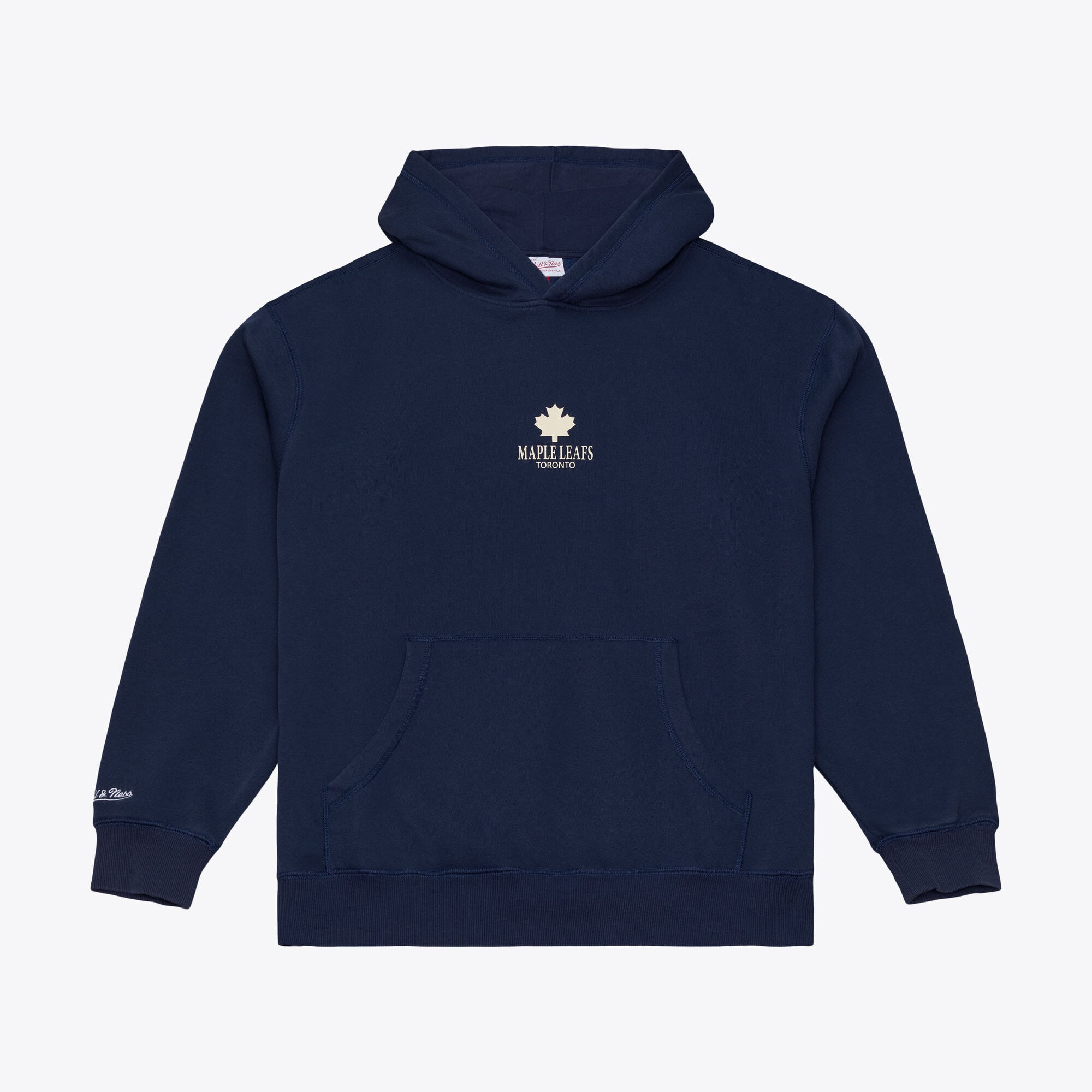 Men's Mitchell & Ness Navy Toronto Maple Leafs Core Essentials Hoodie