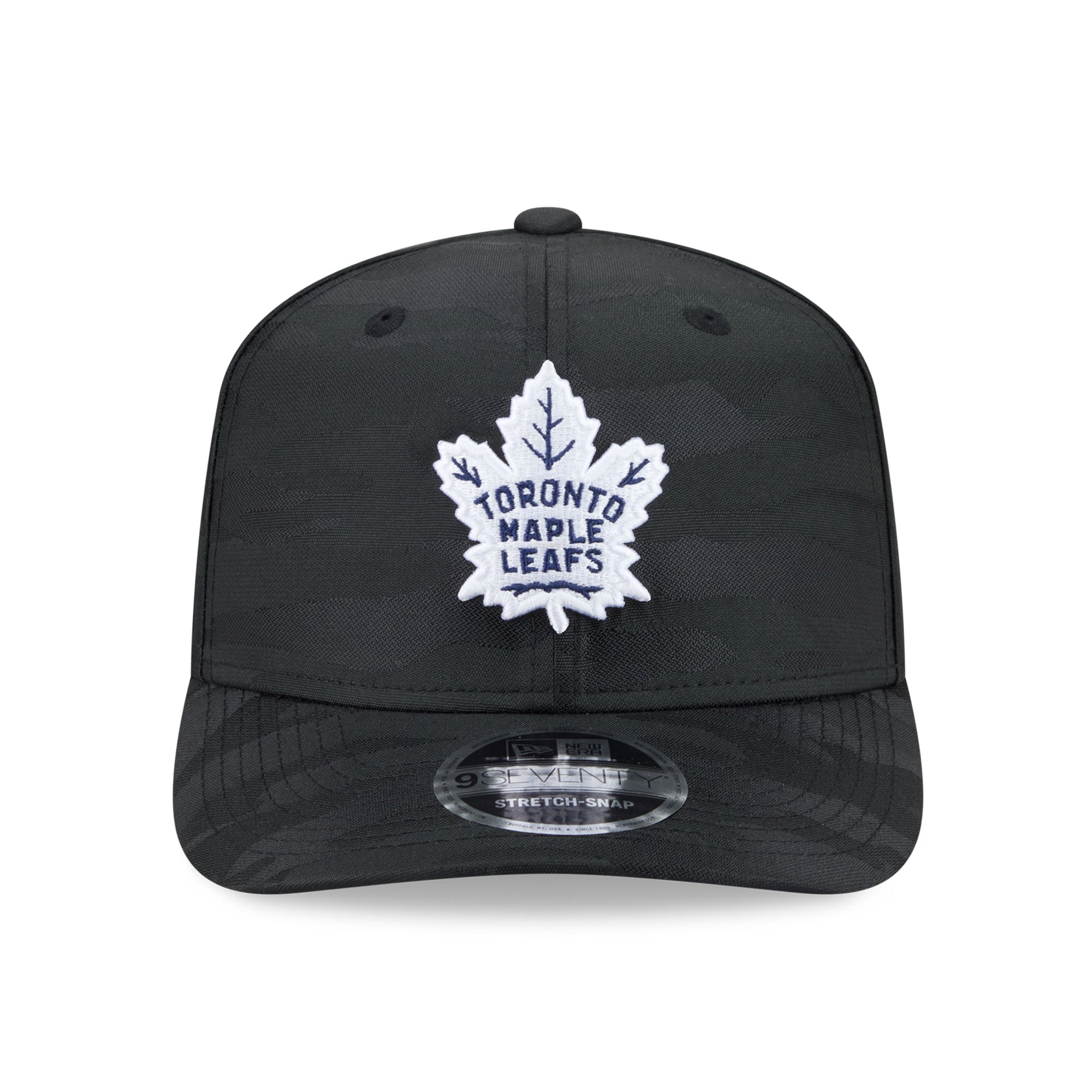 Men's New Era Black Toronto Maple Leafs Camo 9SEVENTY Perforated Adjustable Hat