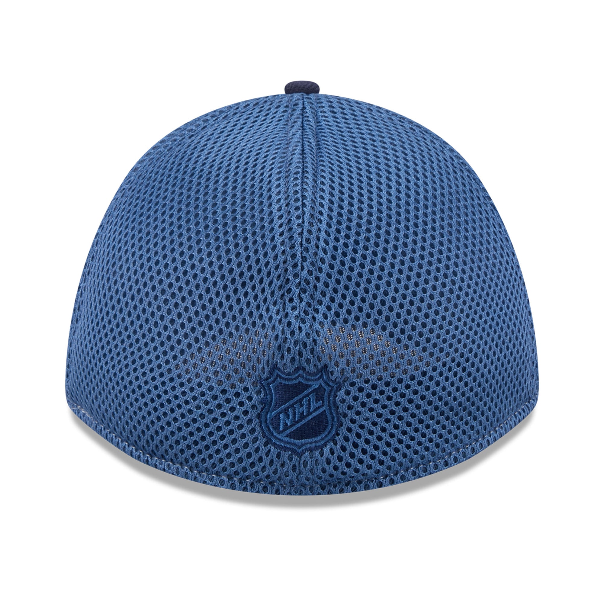 Casquette extensible New Era bleu marine Toronto Maple Leafs Neo Mesh 39THIRTY M-Crown pour homme