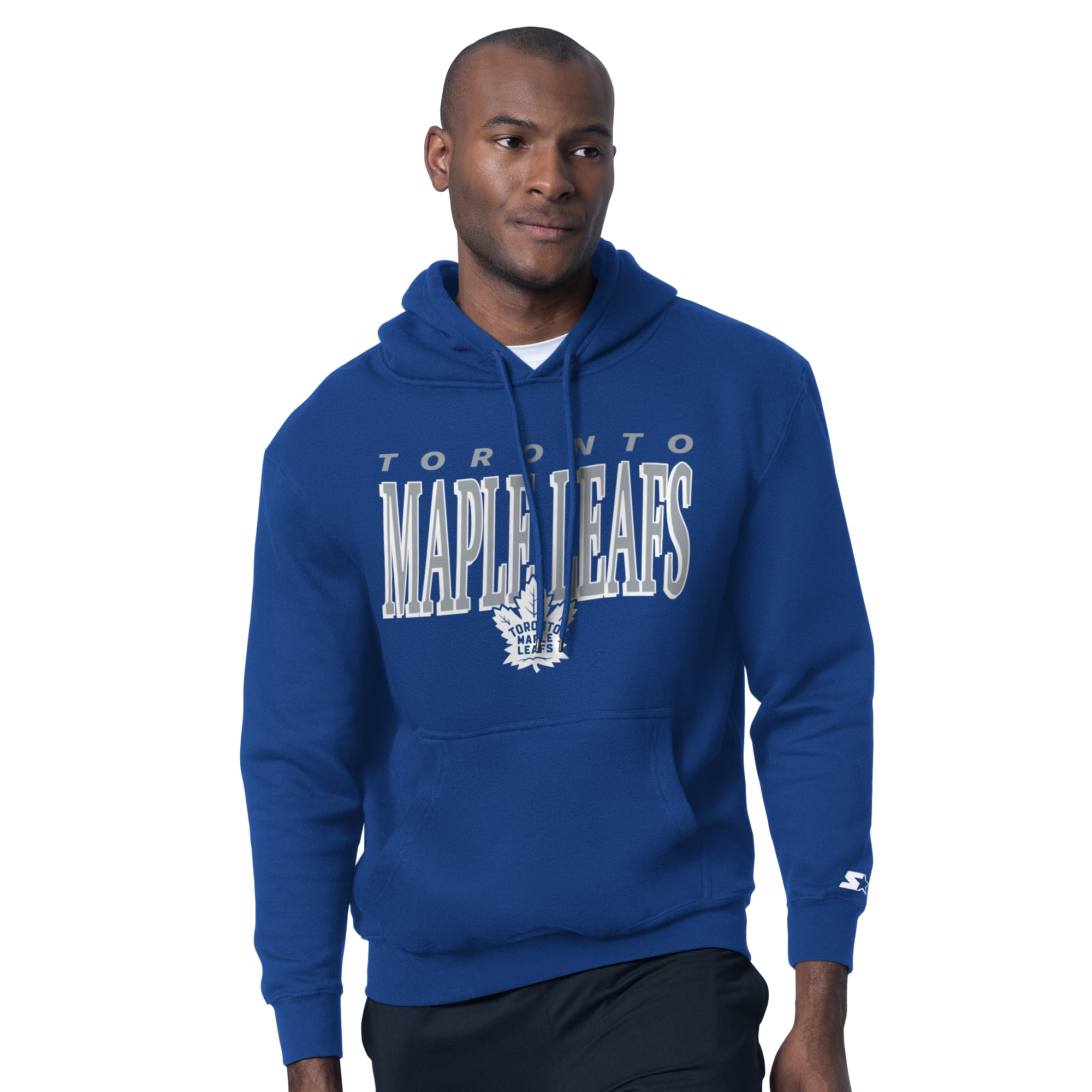 Ensemble sweat à capuche et t-shirt Starter Blue Toronto Maple Leafs pour homme
