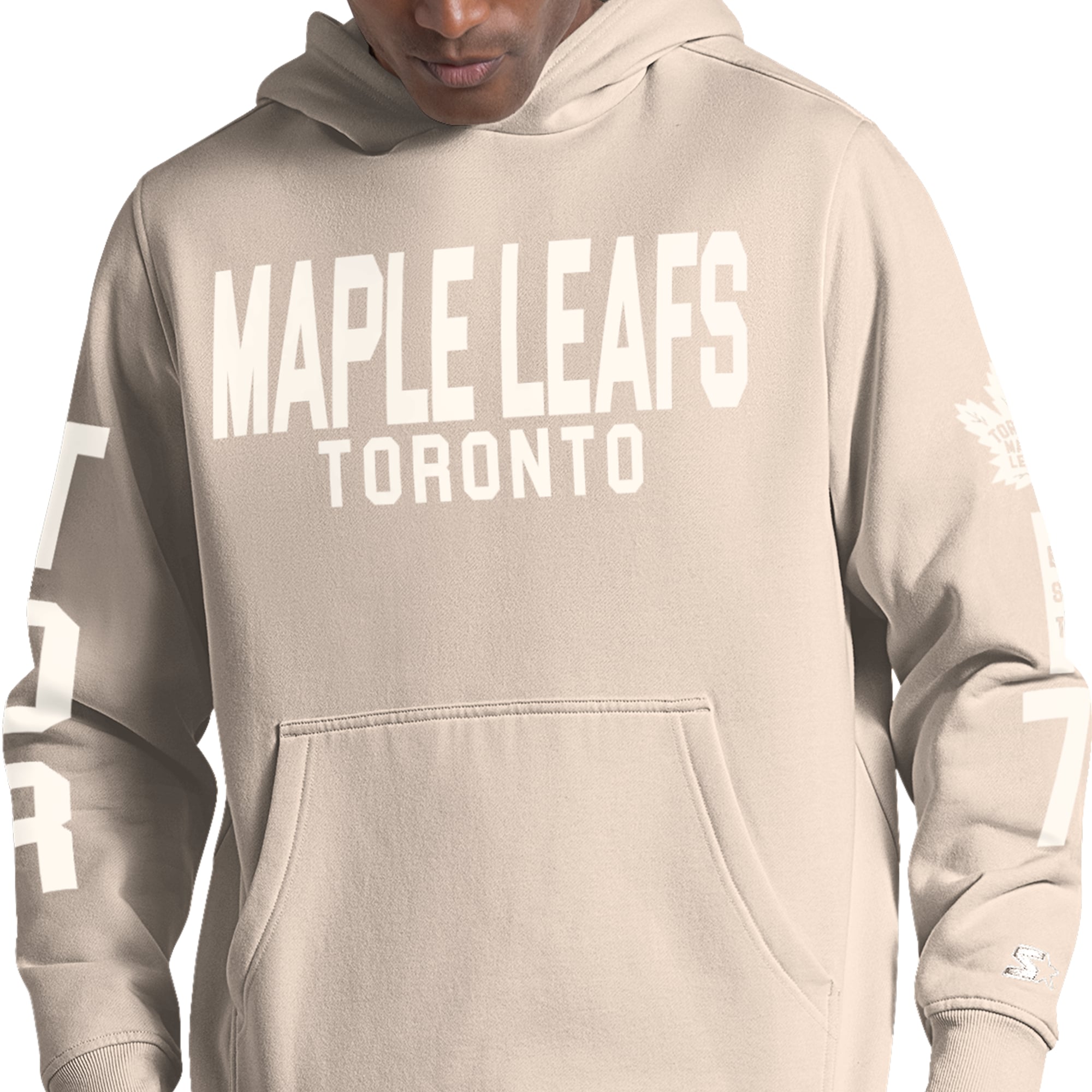 Men's Starter Tan Toronto Maple Leafs Locker Room Hoodie