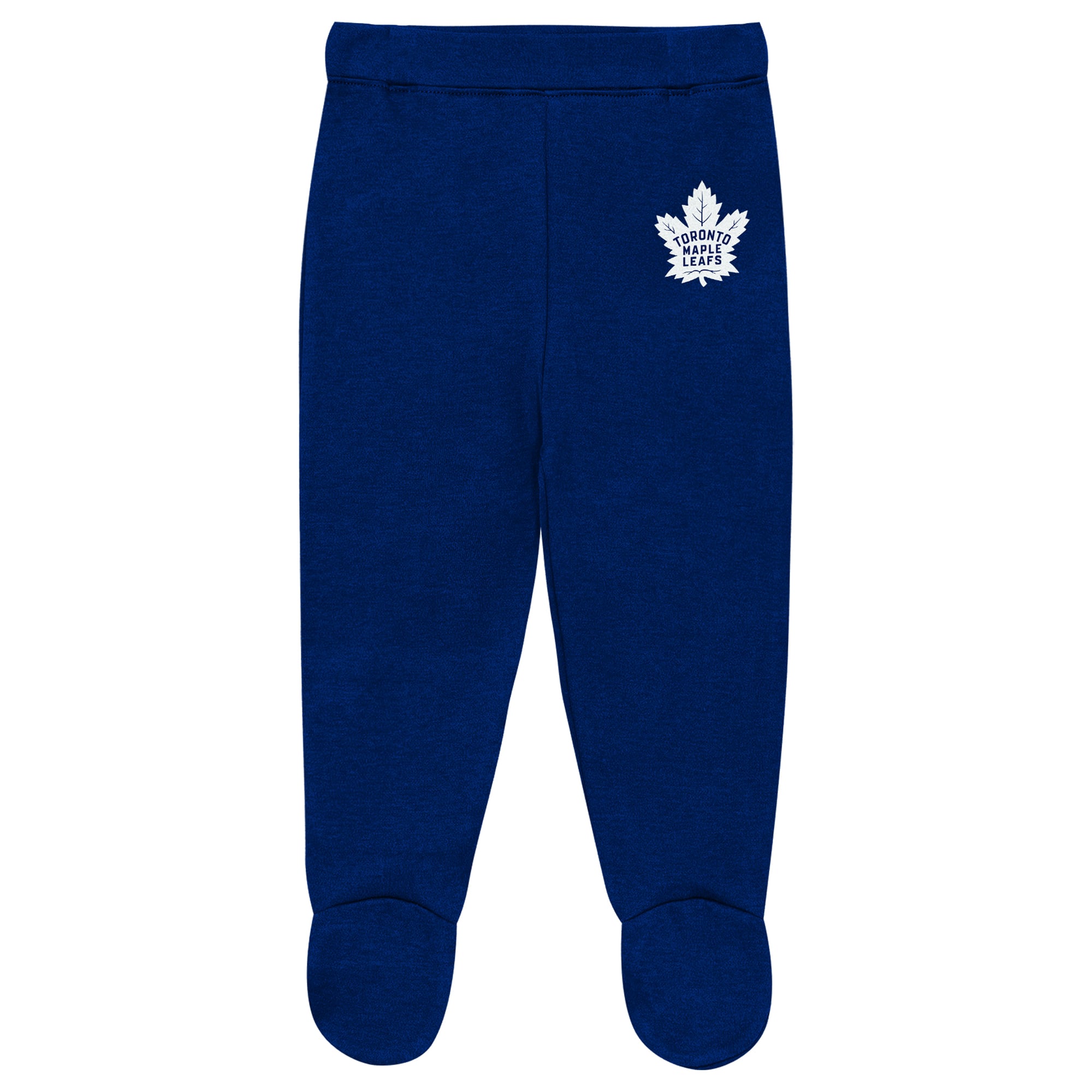Newborn Outerstuff  Heathered Bone Toronto Maple Leafs Huddles and Giggles Three-Piece Set
