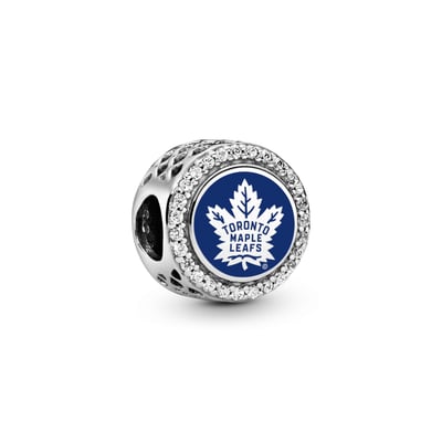 Toronto Maple Leafs Pandora Color Button Charm