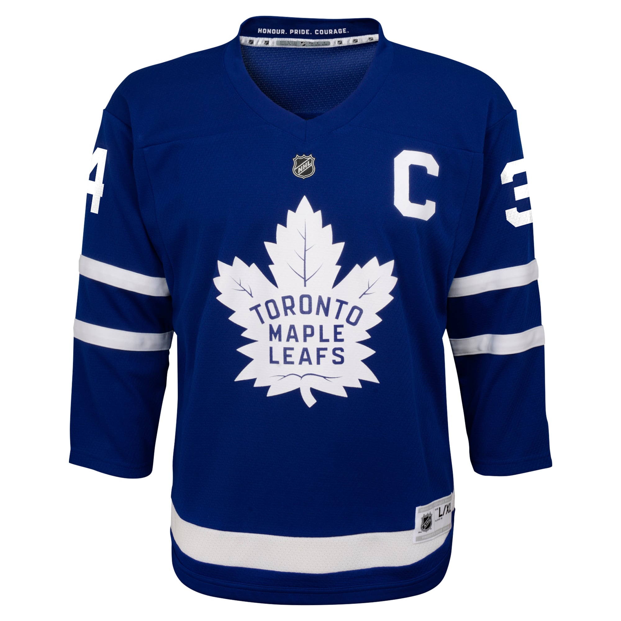 Maillot de joueur réplique bleu Auston Matthews des Maple Leafs de Toronto pour enfants d'âge préscolaire