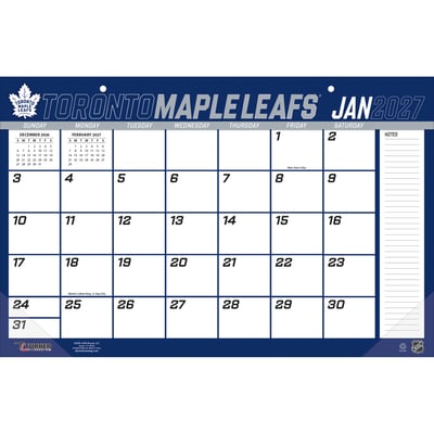 Toronto Maple Leafs 17" x 11" Desk Pad Calendar