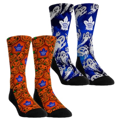 Toronto Maple Leafs Rock Em Socks Unisex Halloween Crew Socks 2-Pack Set