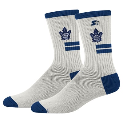Unisex Toronto Maple Leafs  Starter Cream Premiere Cushioned Crew Socks