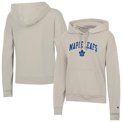 Toronto Maple Leafs Champion Women's  Arch Logo Hoodie - Oatmeal