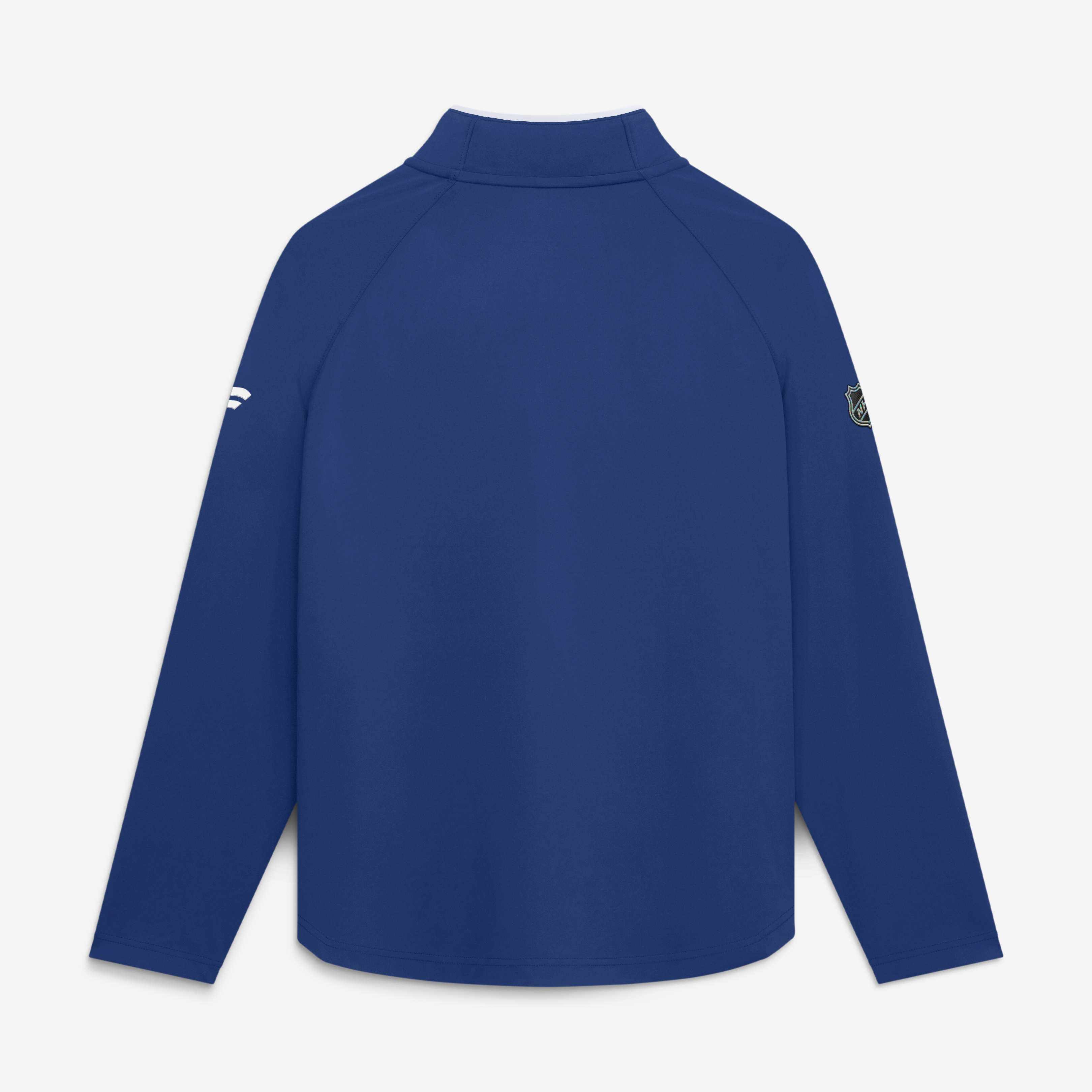 Women's Fanatics Blue Toronto Maple Leafs Authentic Pro Rink Raglan Lightweight Quarter-Zip Pullover