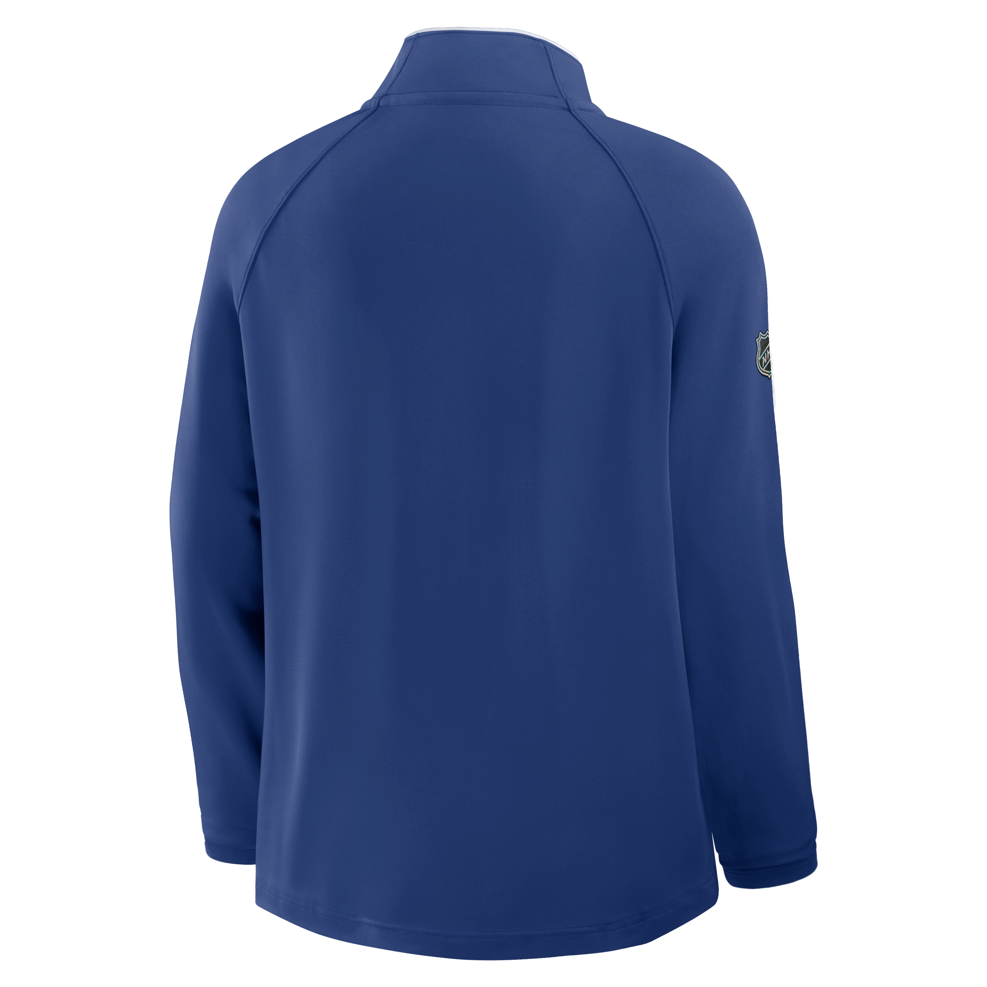 Women's Fanatics Blue Toronto Maple Leafs Authentic Pro Rink Raglan Lightweight Quarter-Zip Pullover