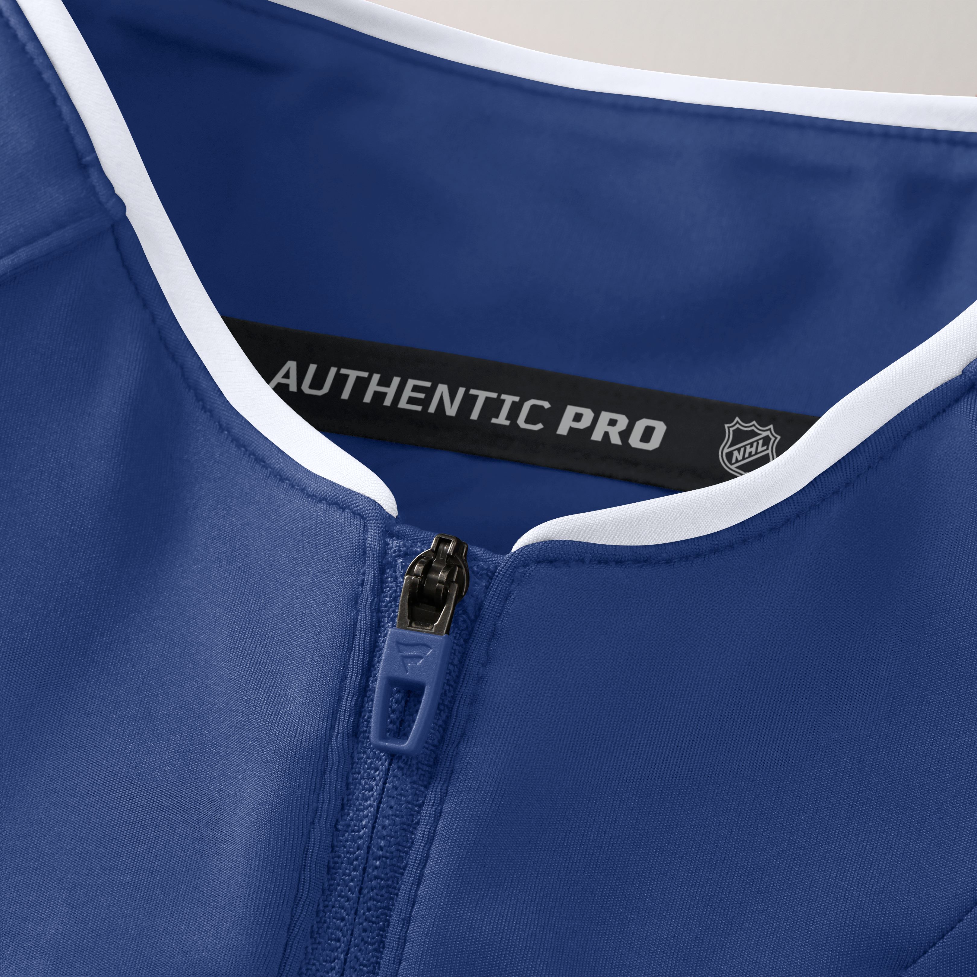 Women's Fanatics Blue Toronto Maple Leafs Authentic Pro Rink Raglan Lightweight Quarter-Zip Pullover