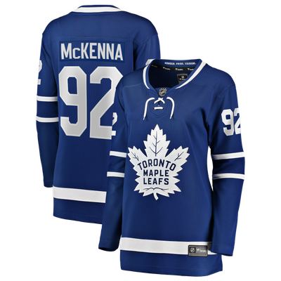 Gavin McKenna Toronto Maple Leafs Fanatics Women's Home Breakaway Jersey - Blue