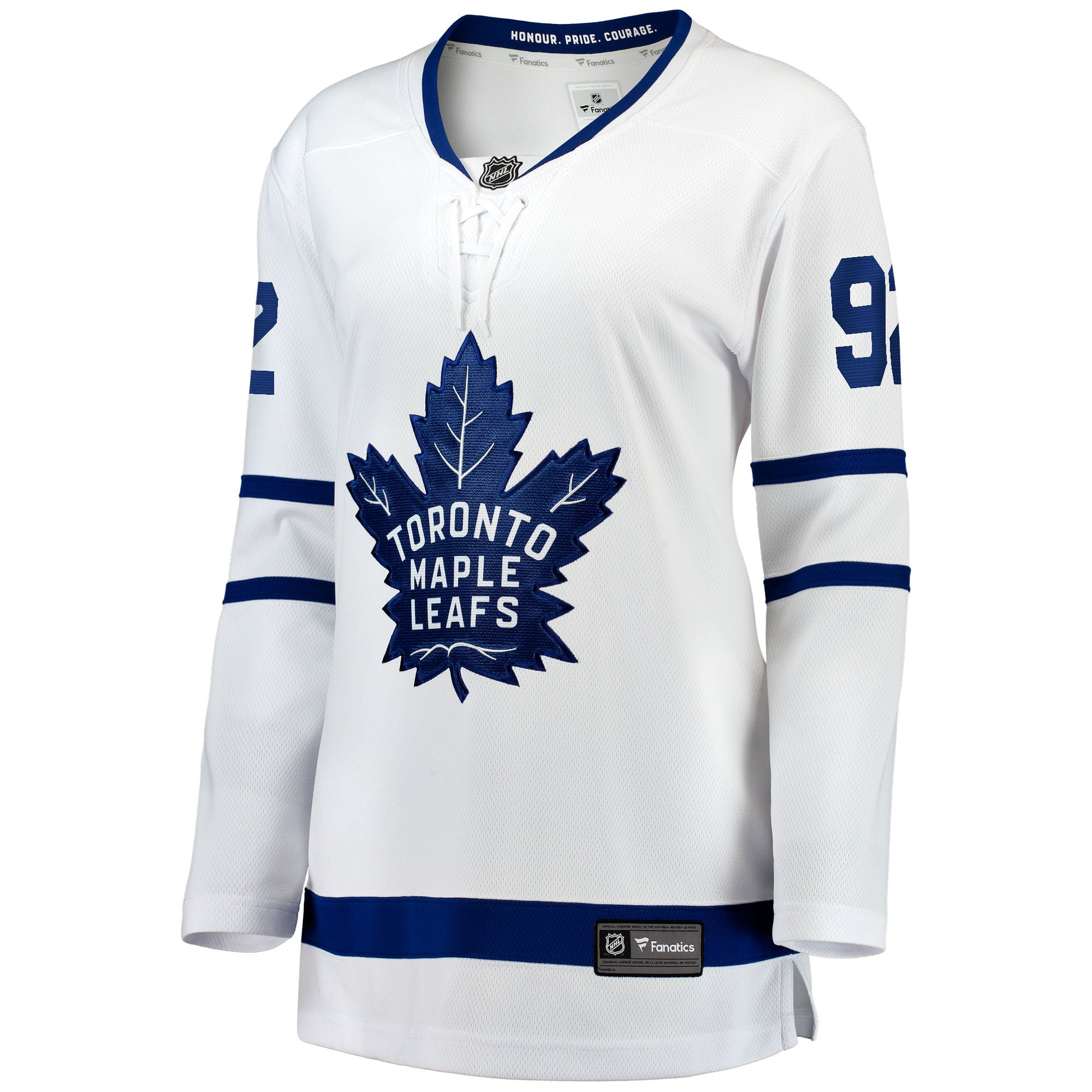 Women's Fanatics Gavin McKenna White Toronto Maple Leafs Away Breakaway Jersey