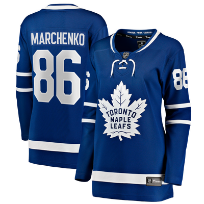 Women's Toronto Maple Leafs Kirill Marchenko Fanatics Royal Breakaway Player Jersey