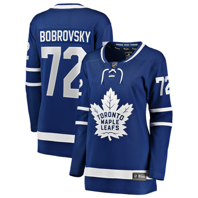 Women's Toronto Maple Leafs Sergei Bobrovsky Fanatics Blue Home  Breakaway Jersey