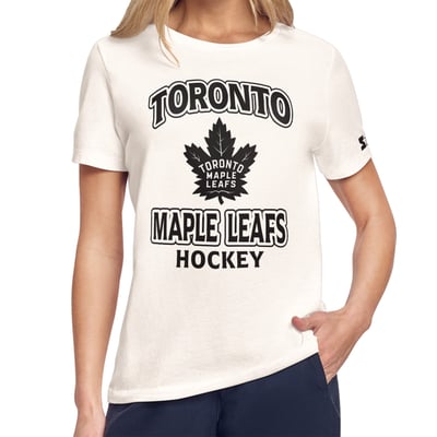 Toronto Maple Leafs Starter Women's Cookies & Cream T-Shirt - Cream
