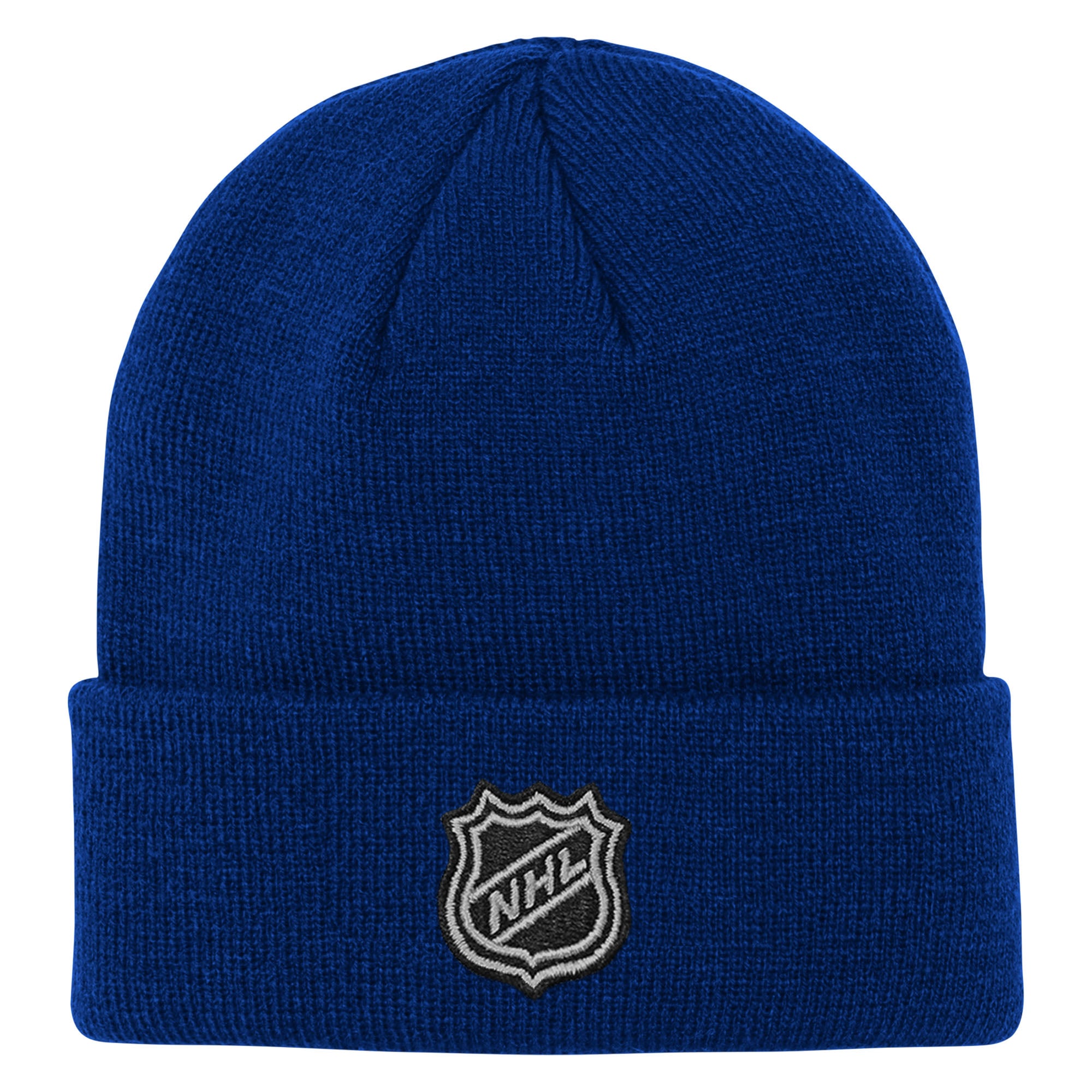 Bonnet en tricot à revers essentiel Toronto Maple Leafs 2.0 bleu Youth Outerstuff