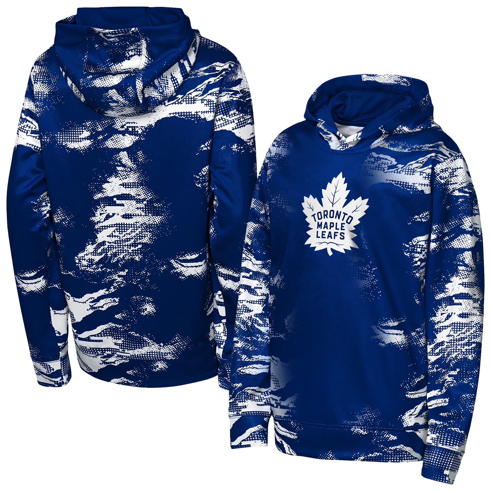 Sweat à capuche bleu Youth Outerstuff des Maple Leafs de Toronto Team Dynamics