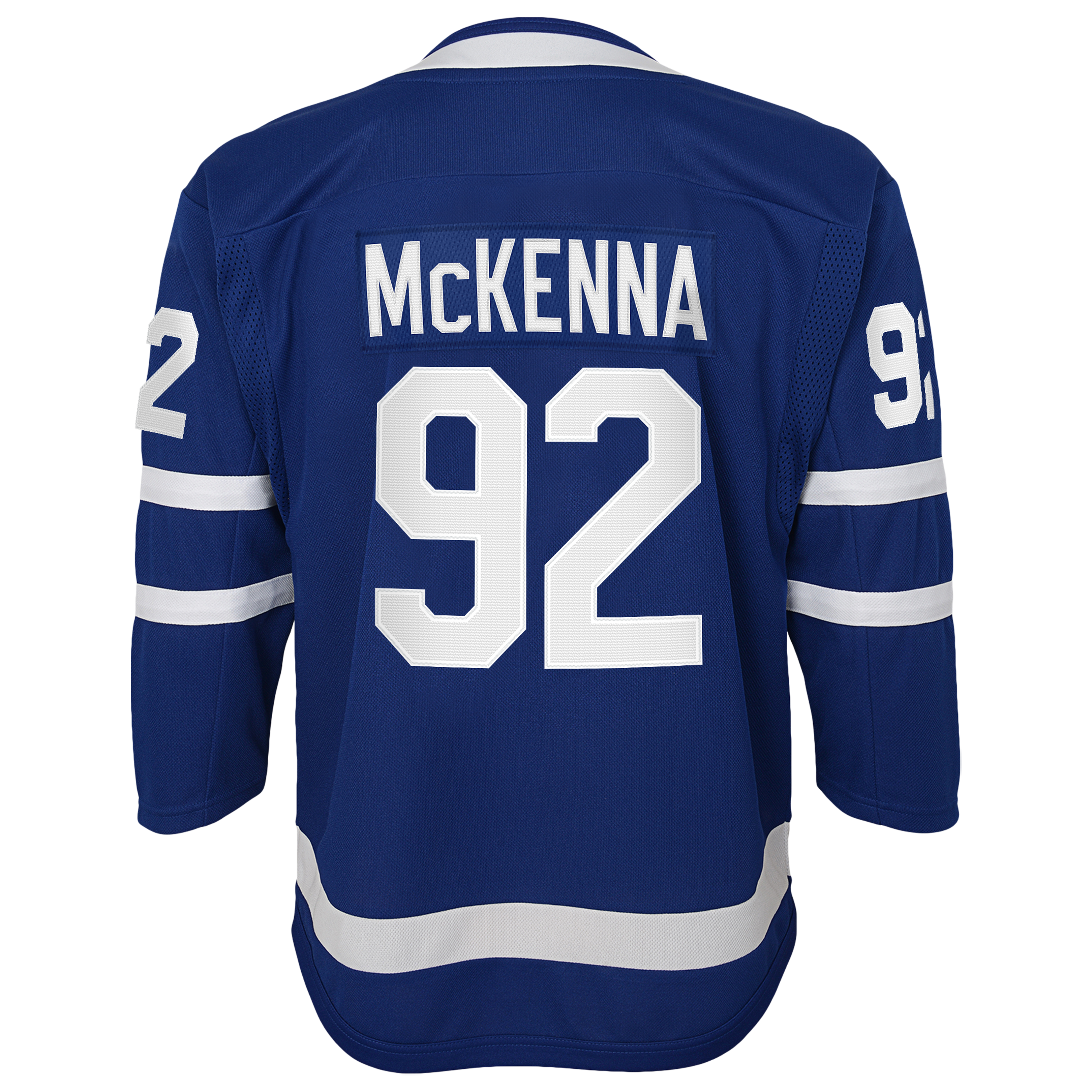 Maillot domicile premium bleu des Maple Leafs de Toronto pour jeunes Outerstuff Gavin McKenna