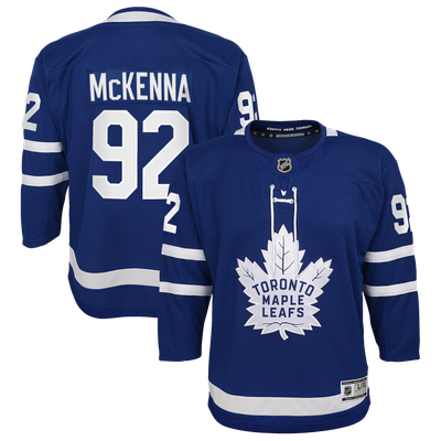 Youth Toronto Maple Leafs Gavin McKenna Outerstuff Blue Home Premium Jersey