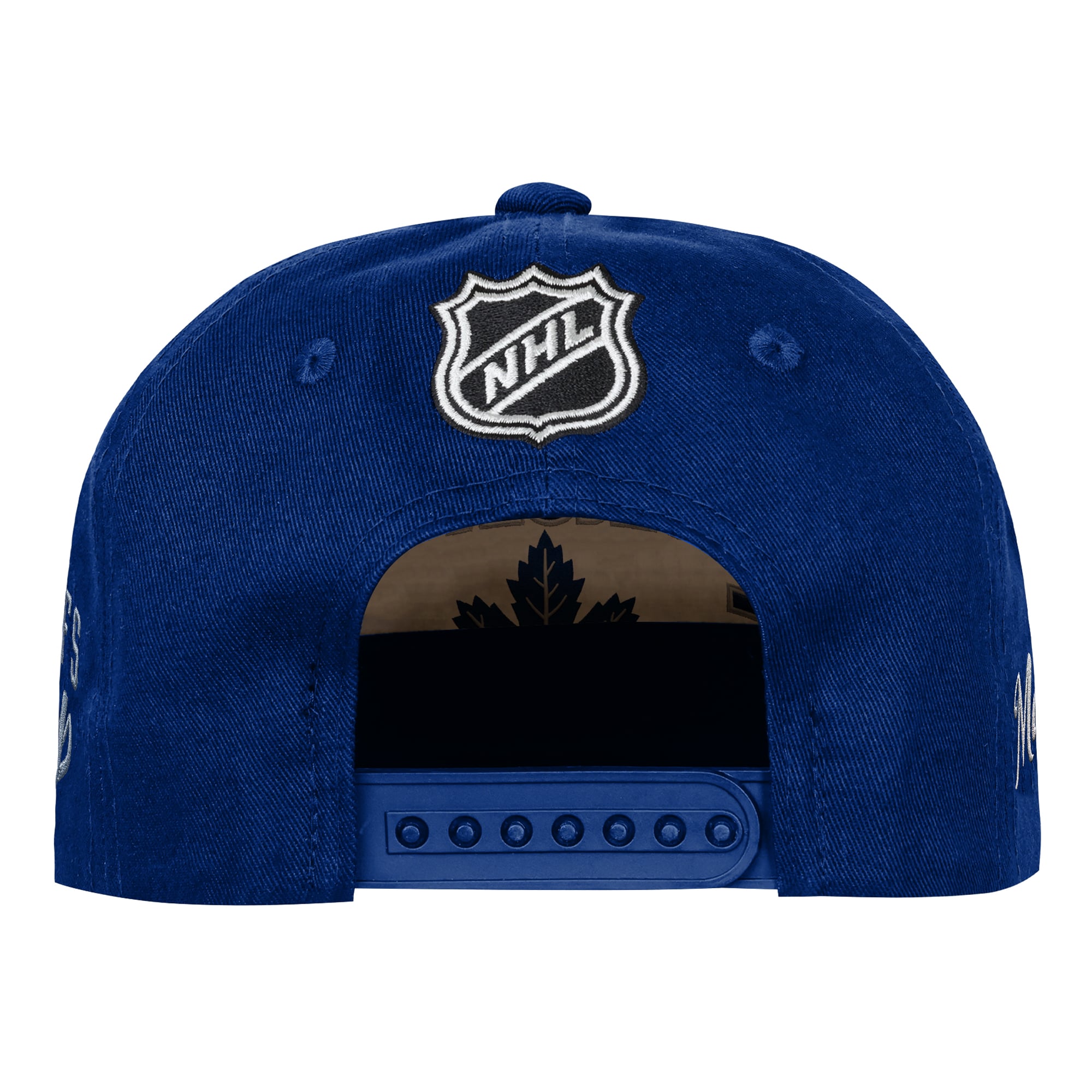 Casquette à pression Outerstuff Arch pour jeunes, naturelle/bleue, Toronto Maple Leafs